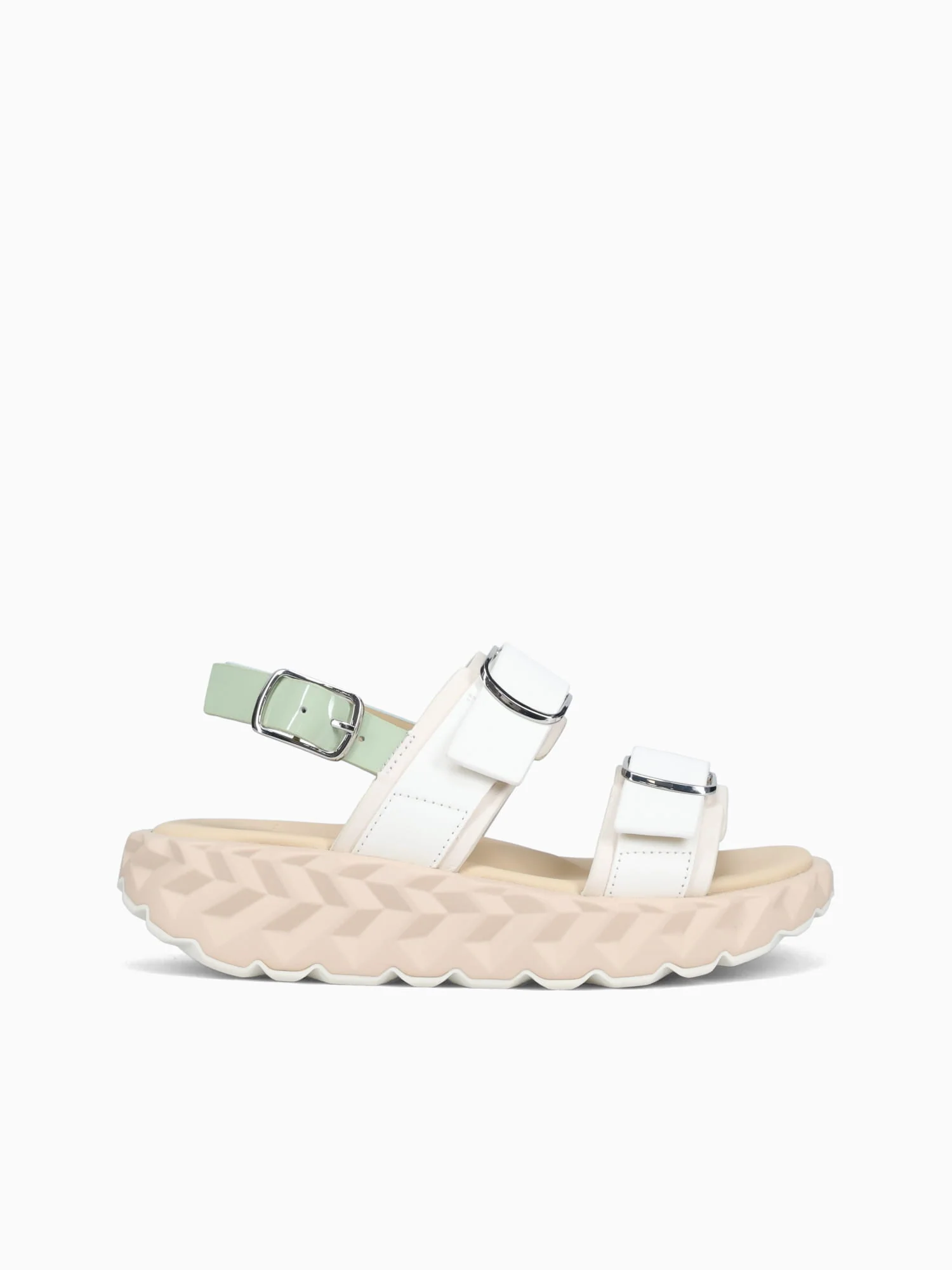 Jabara Sandy White Leather