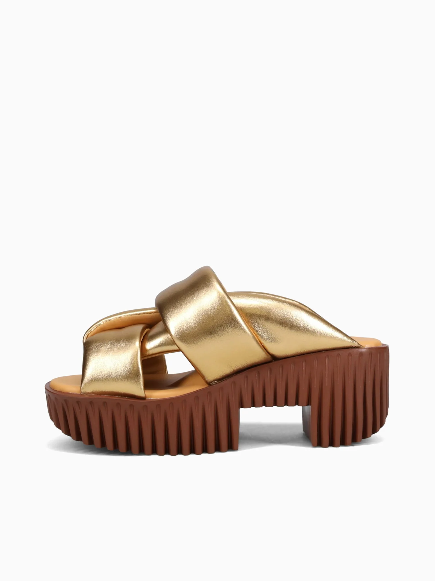 Pia Semo Gold Metallic Sheep Leather - Image 3