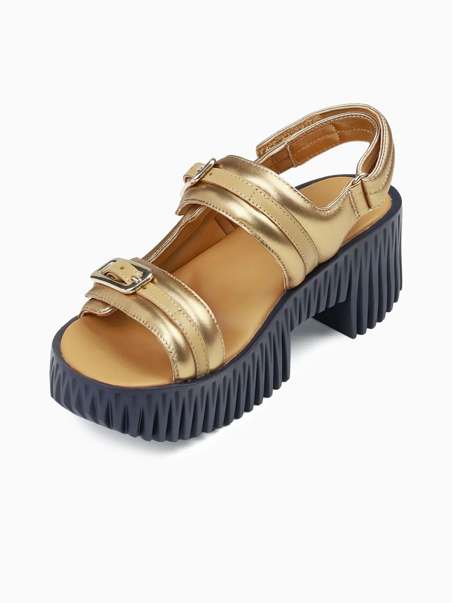 Plia Kiko Gold Metallic Leather - Image 5