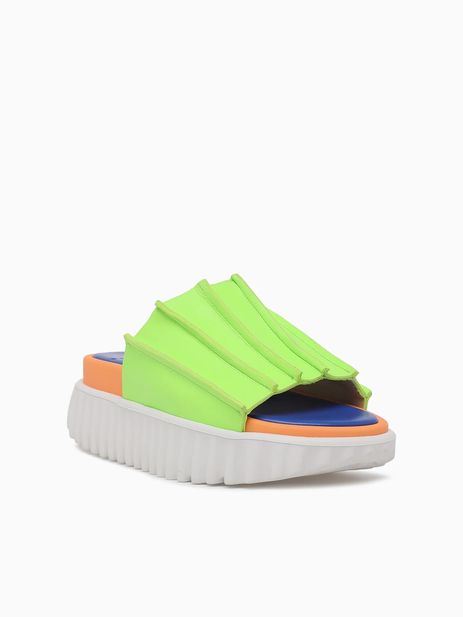 Waffo Pleat Neon Green - Image 2