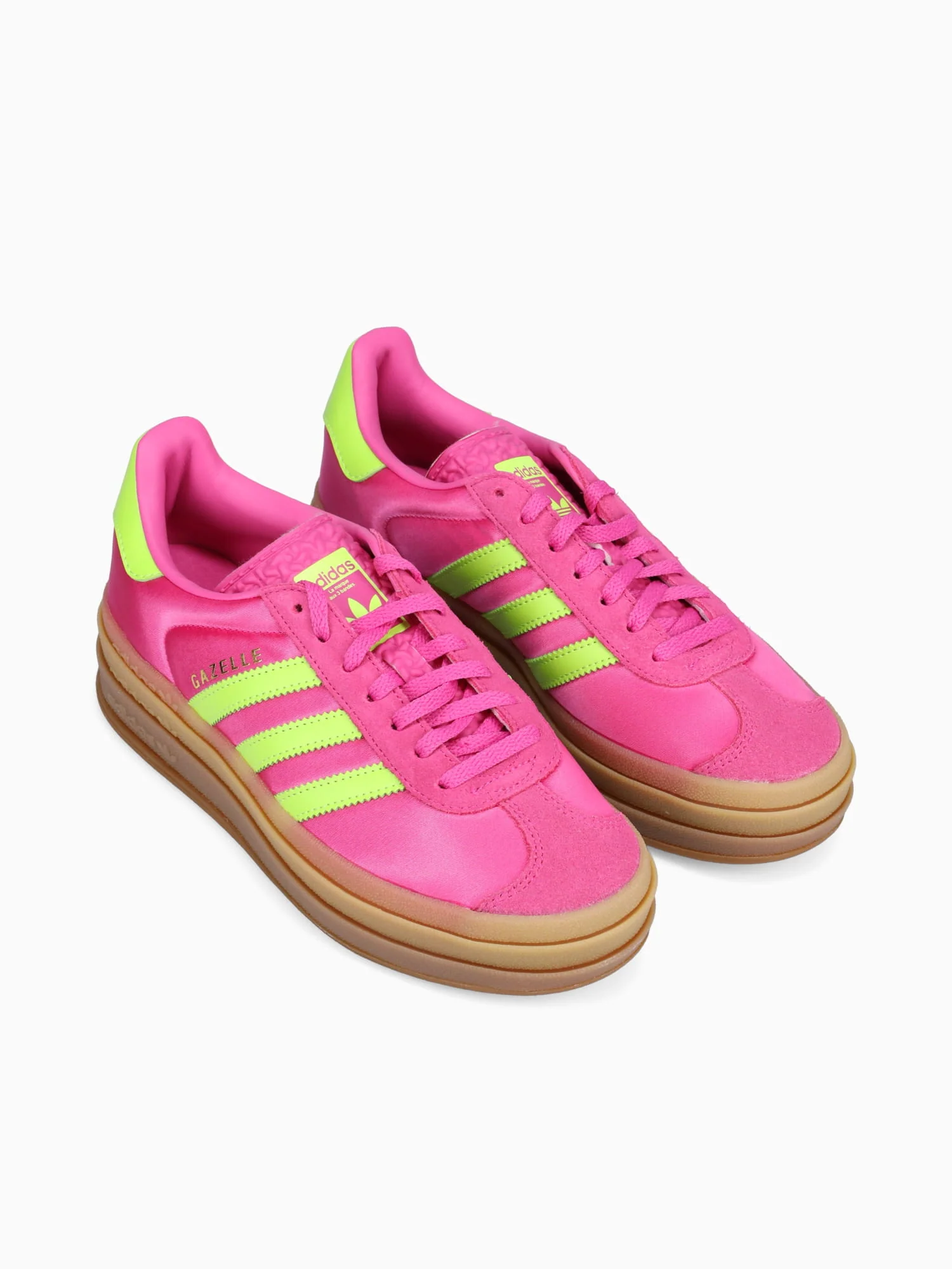 Gazelle Bold Fuchsia Green suede - Image 3