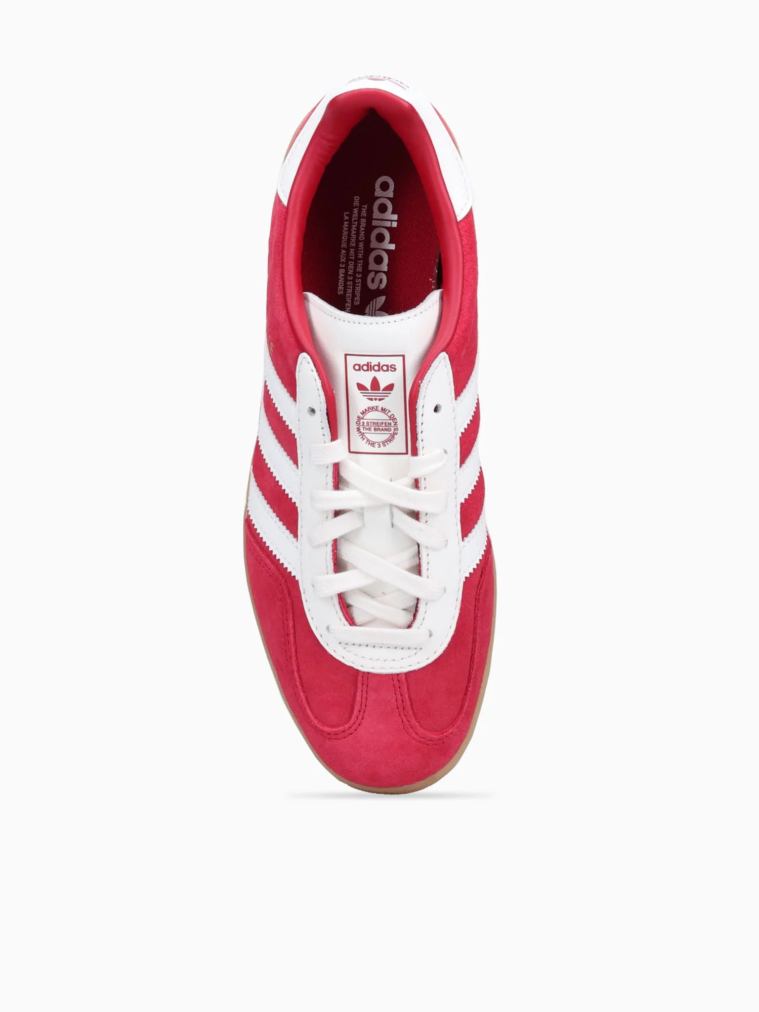 Gazelle Indoor Victory Red White suede - Image 5