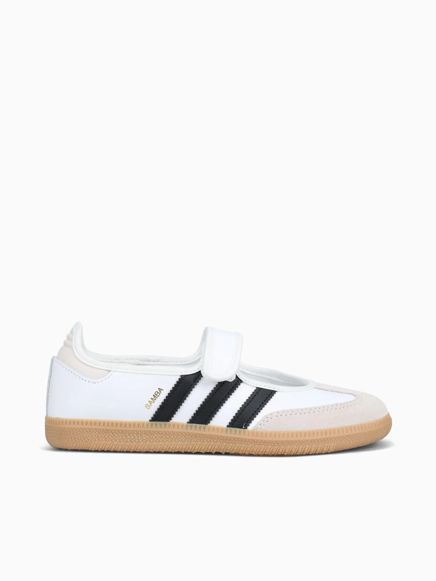 Samba Jane W White Black leather