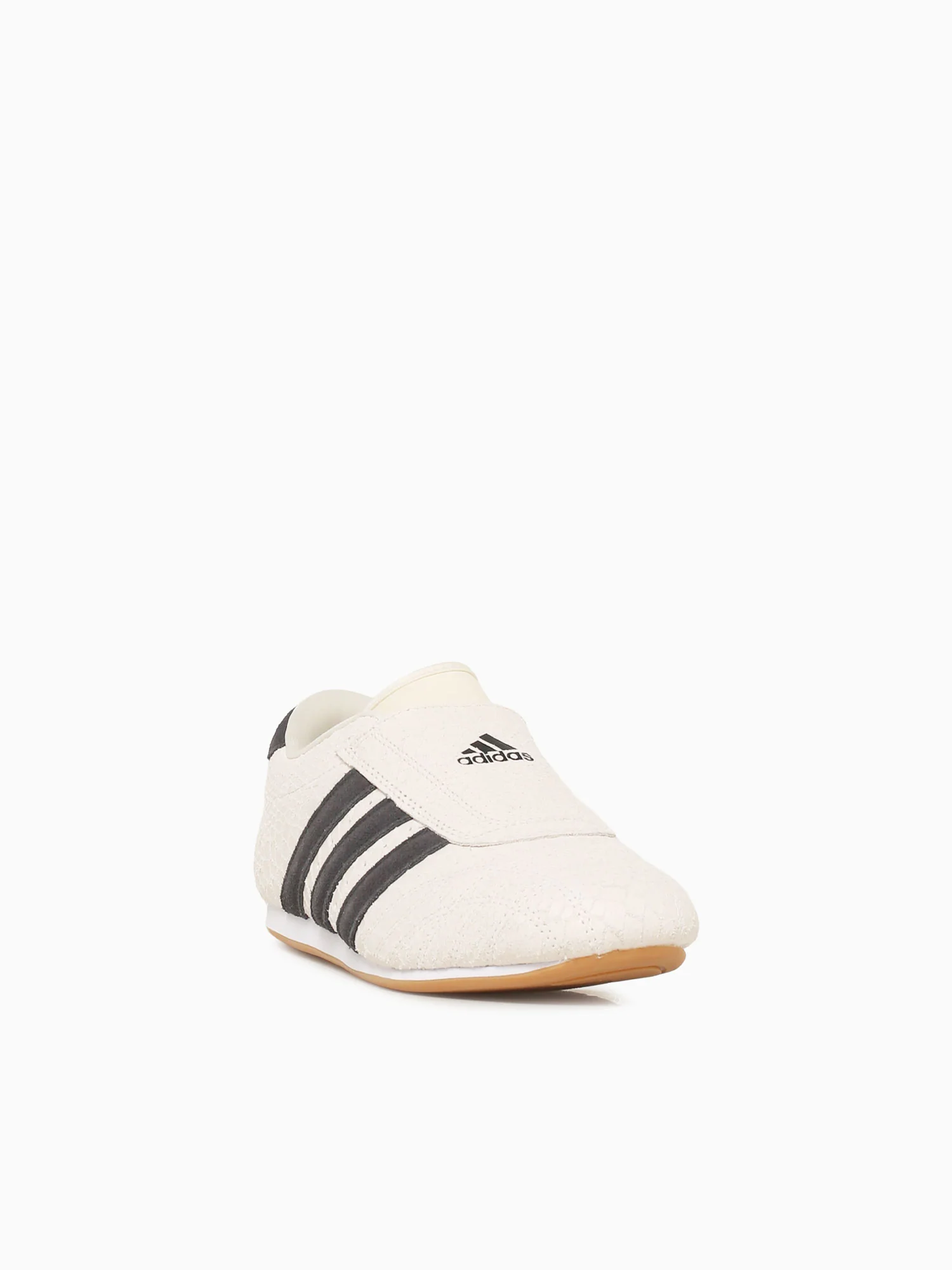 Taekwondo W Cream White Black leather - Image 2