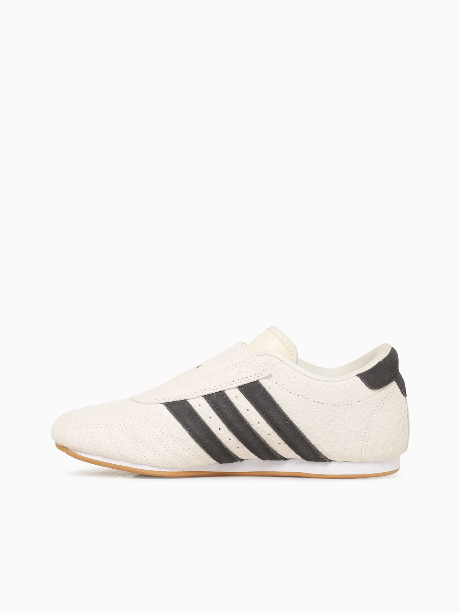 Taekwondo W Cream White Black leather - Image 4