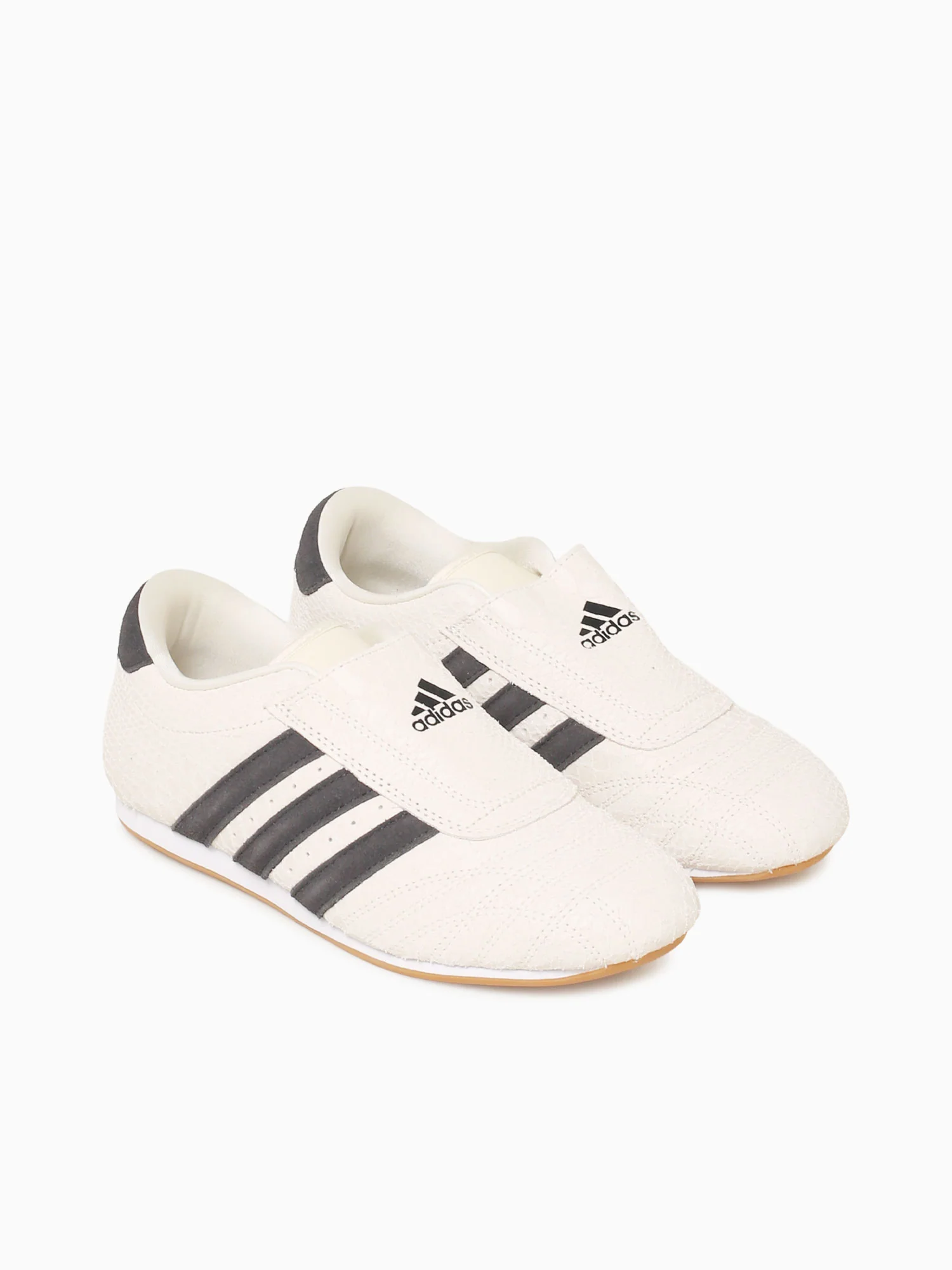 Taekwondo W Cream White Black leather - Image 6