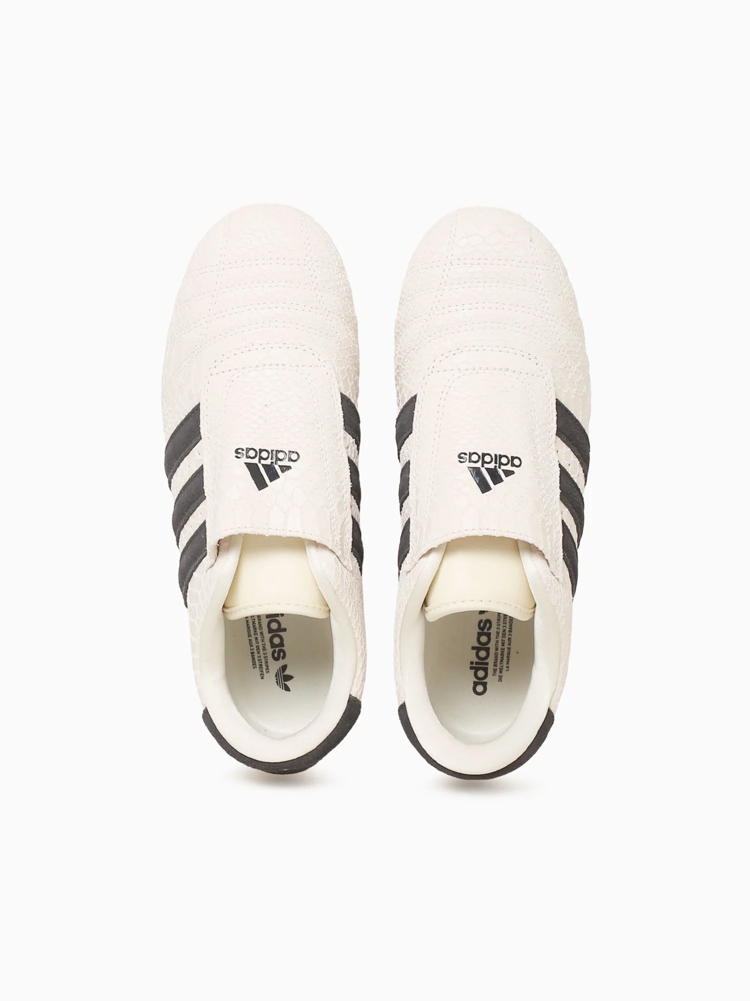 Taekwondo W Cream White Black leather - Image 8