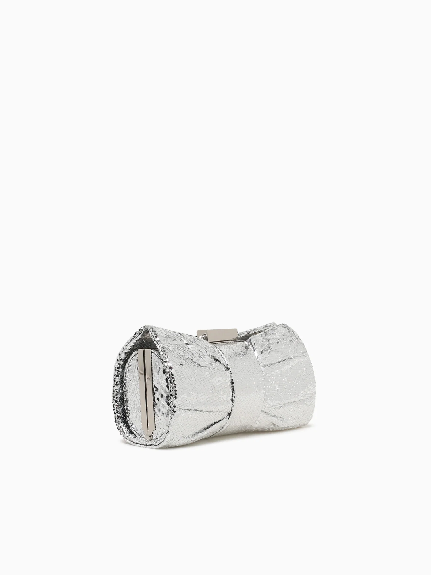 Bow Clutch Silver - Image 2