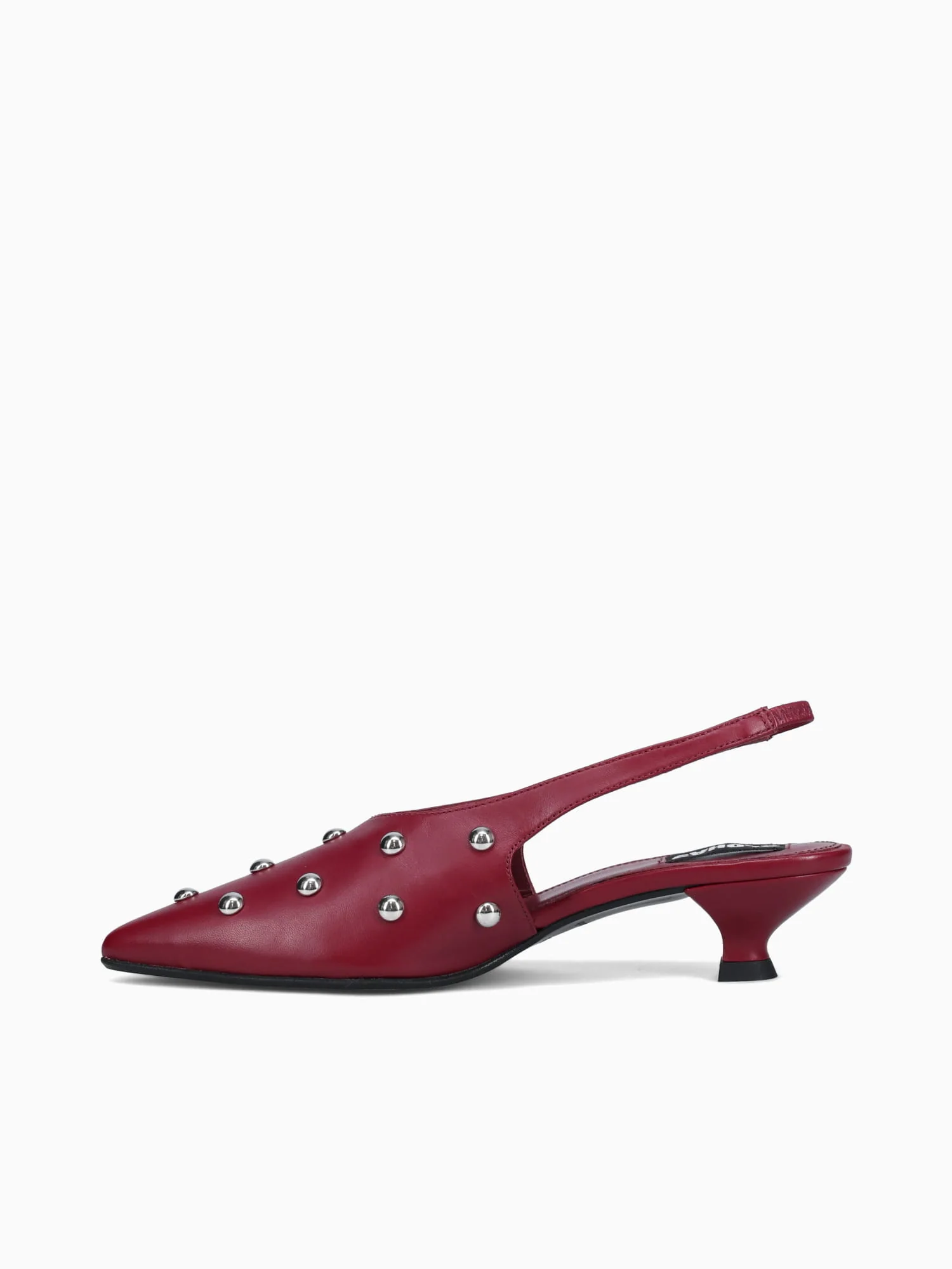 Eros Studs Burgundy Leather - Image 6