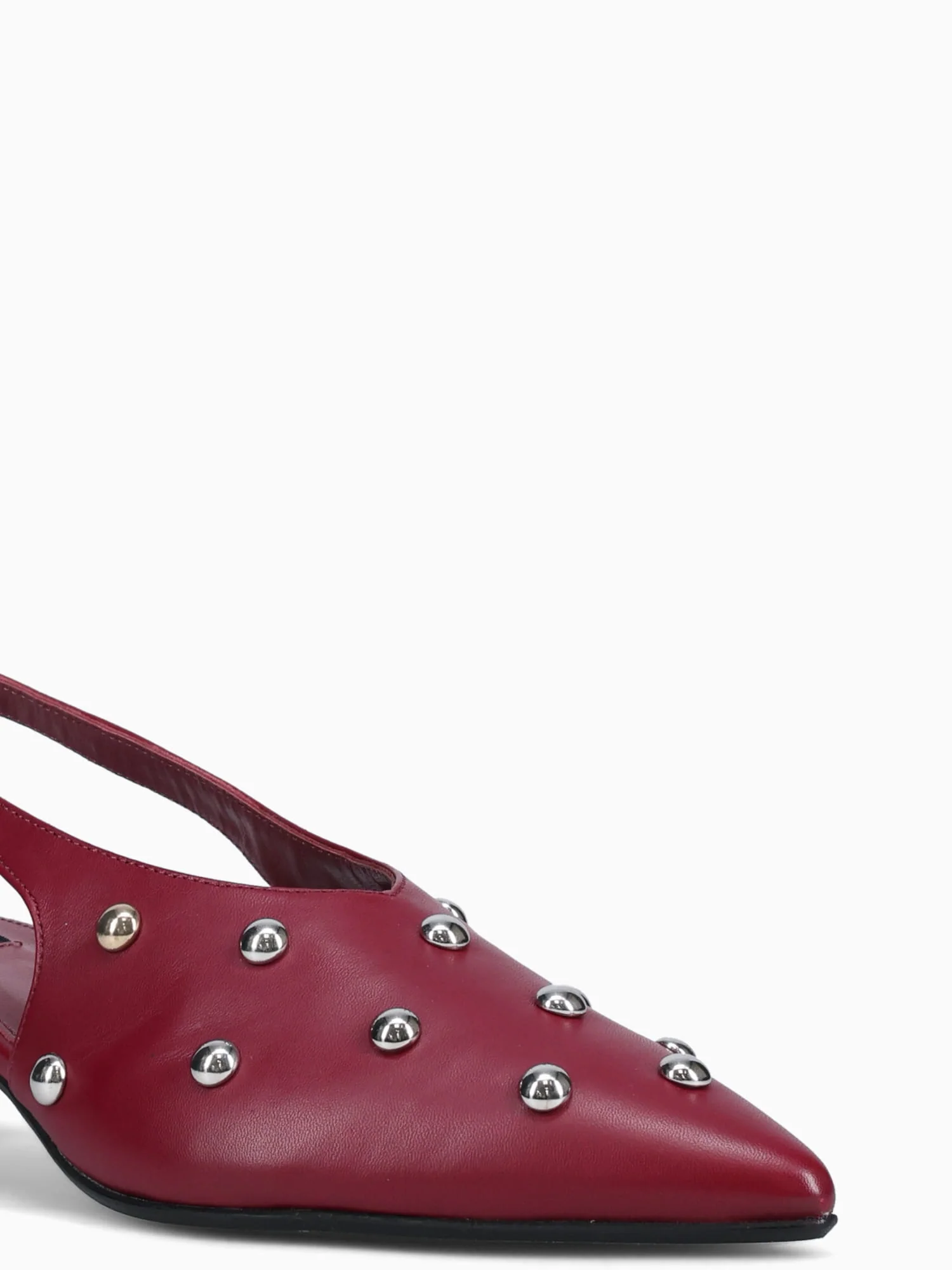 Eros Studs Burgundy Leather - Image 8