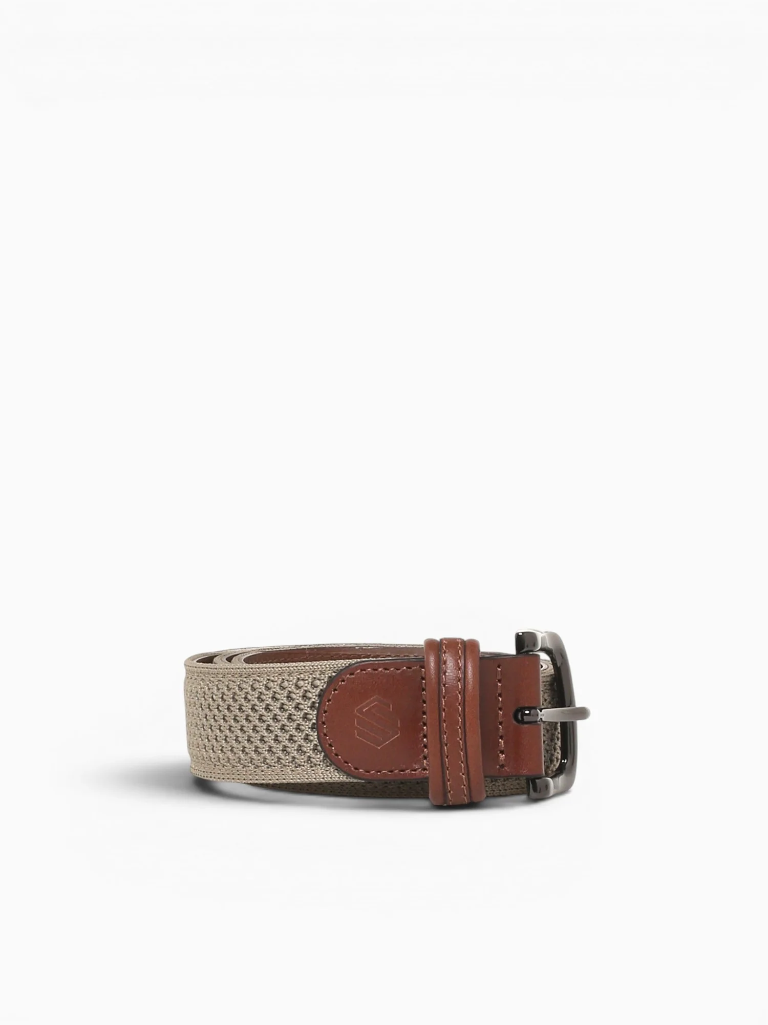 Amherst Knit Belt Taupe 758559 - Image 2