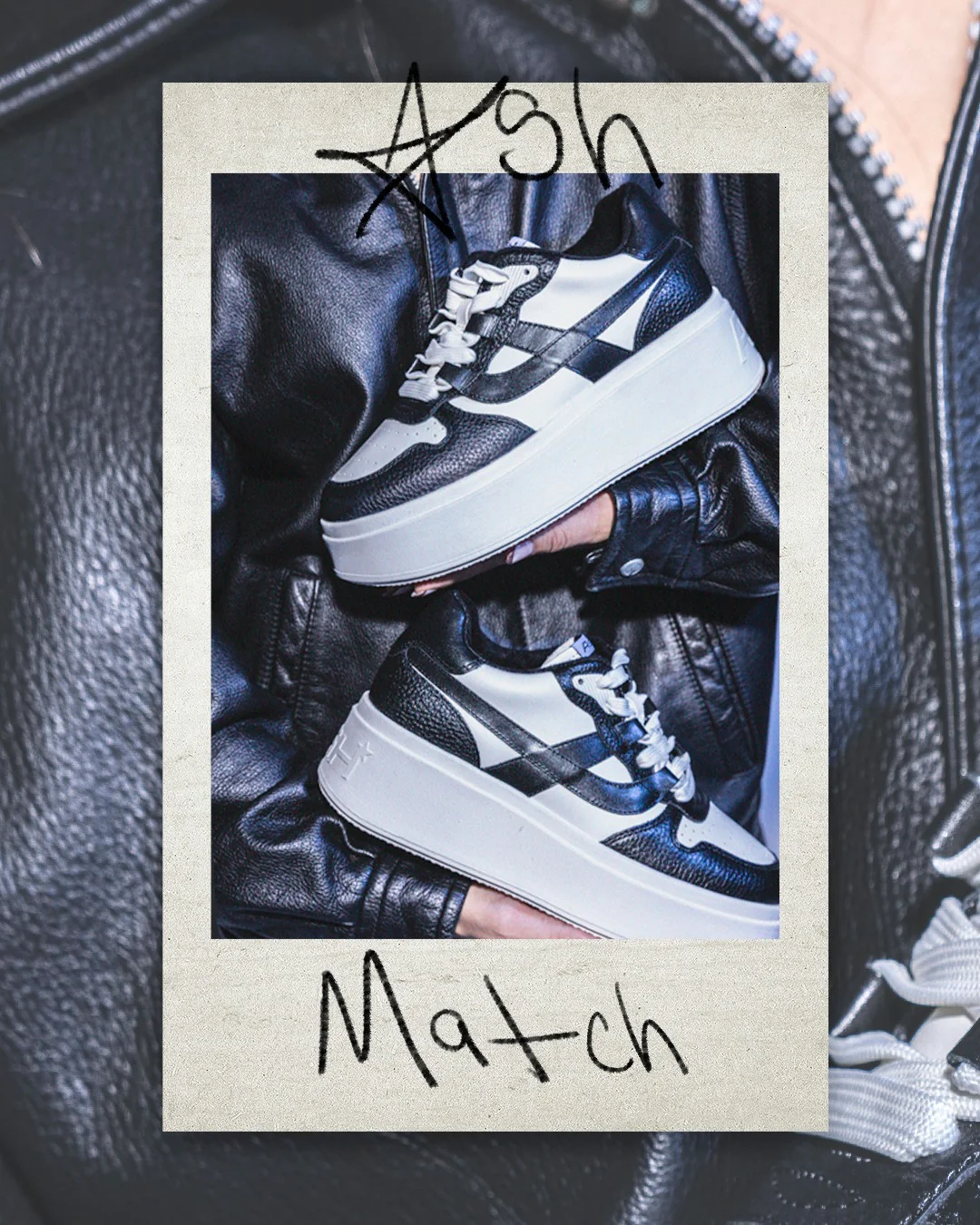 Match White Black nappa - Image 3