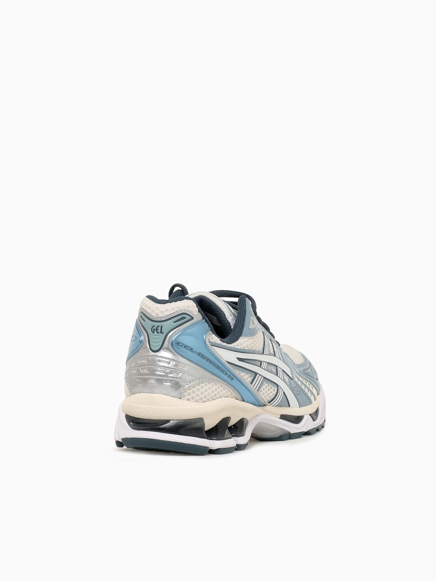 Gelkayano 14 Cream Indigo leather Mesh - Image 4