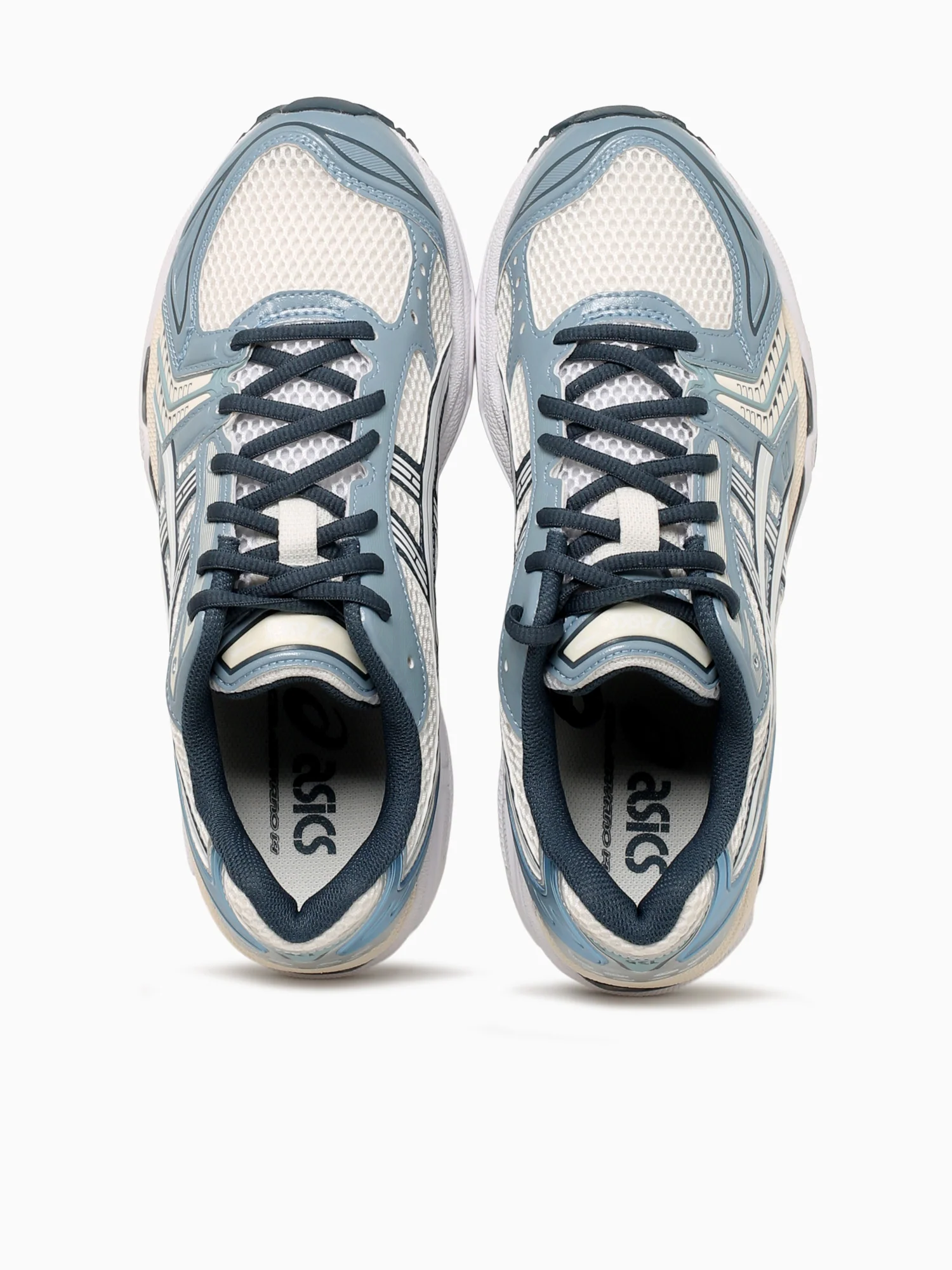 Gelkayano 14 Cream Indigo leather Mesh - Image 5