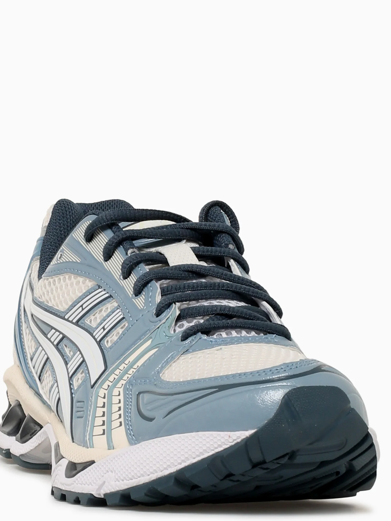 Gelkayano 14 Cream Indigo leather Mesh - Image 7