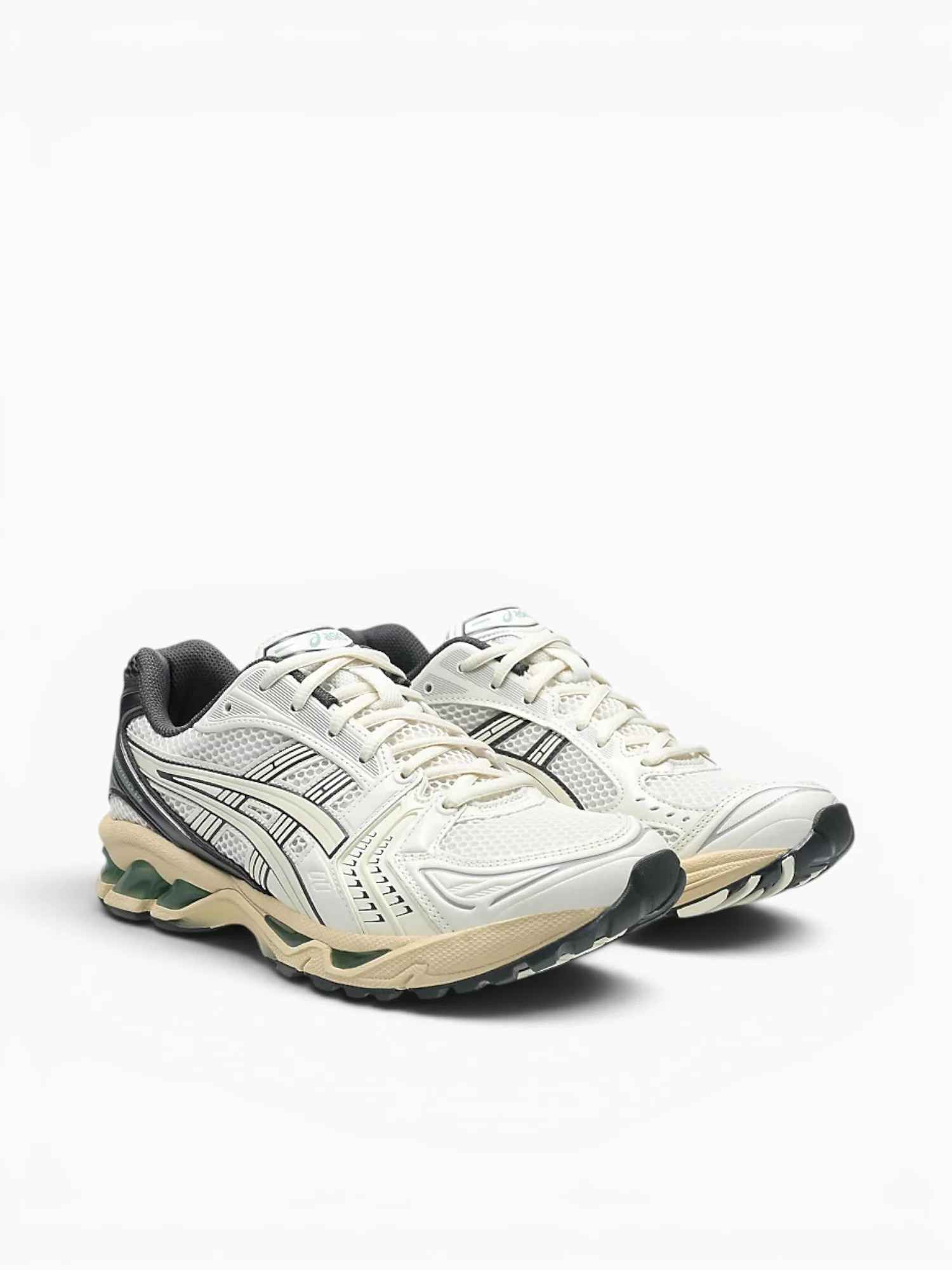 Gelkayano 14 Cream Obsidian lea Mesh - Image 2