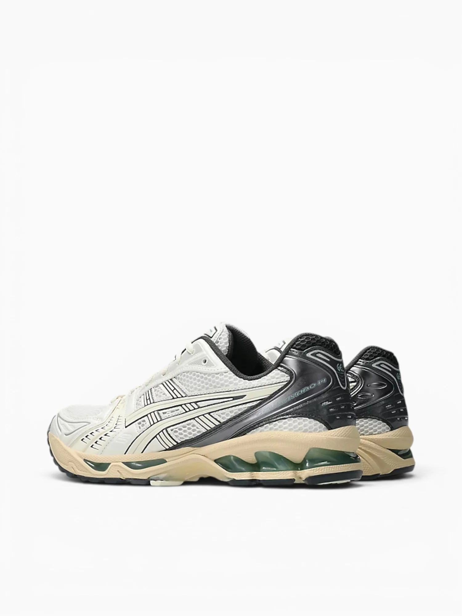 Gelkayano 14 Cream Obsidian lea Mesh - Image 4