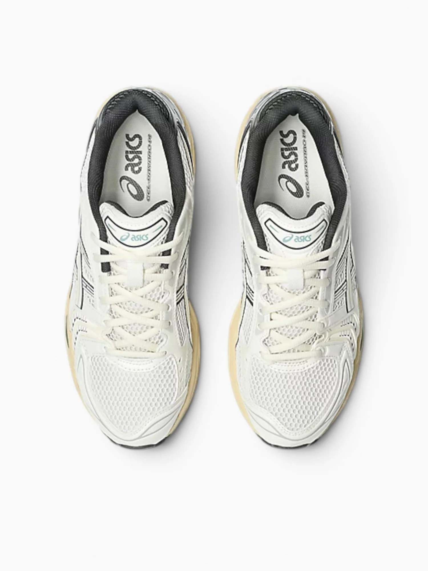Gelkayano 14 Cream Obsidian lea Mesh - Image 6