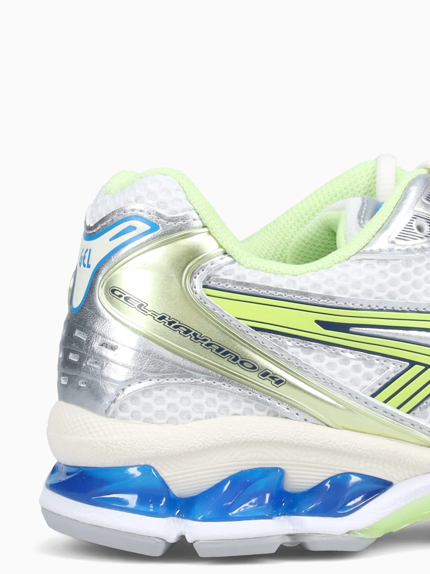 Gelkayano 14 White Lime green leather - Image 4