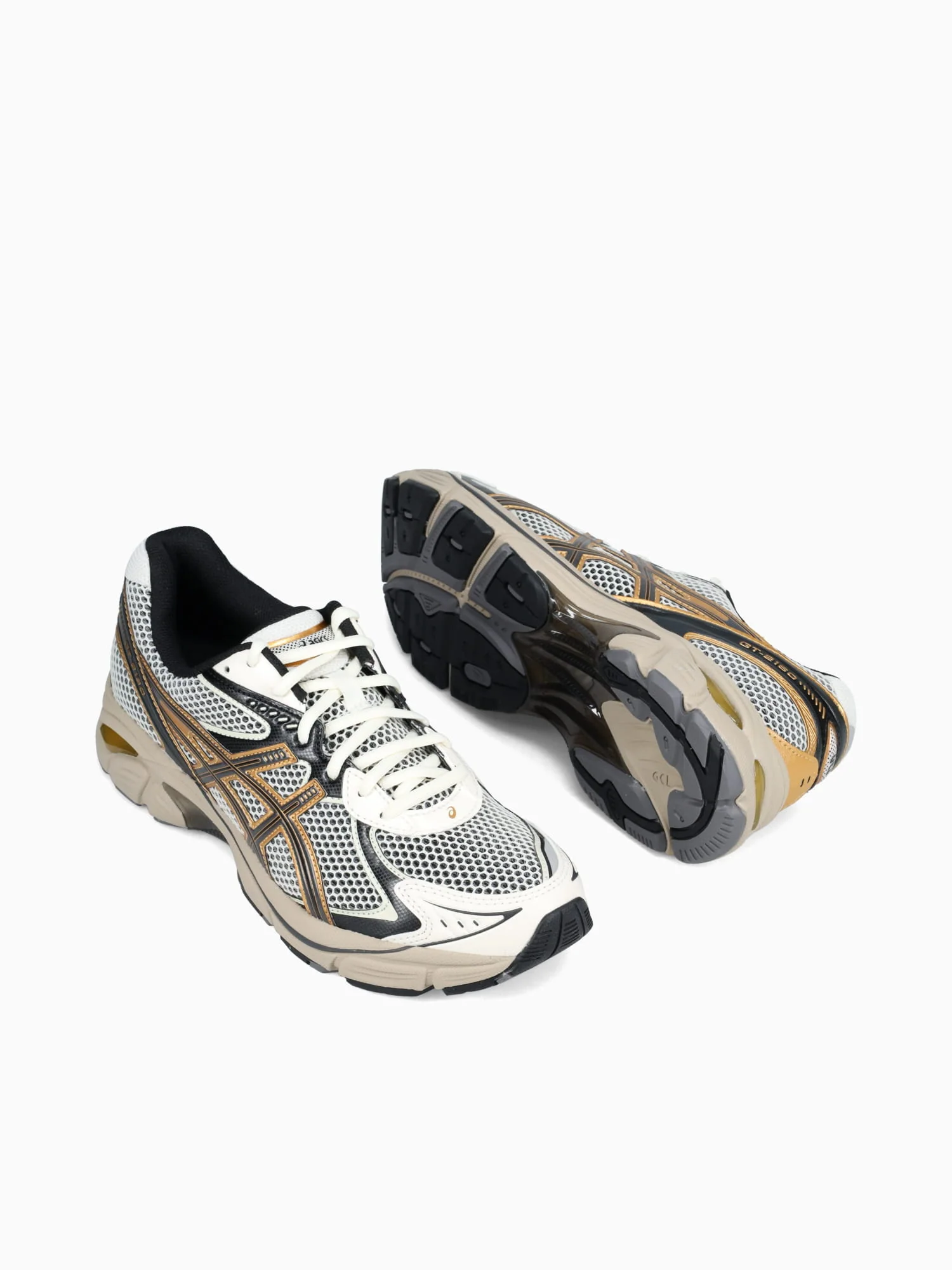 Gt2160 Cream Pure gold leather mesh - Image 3