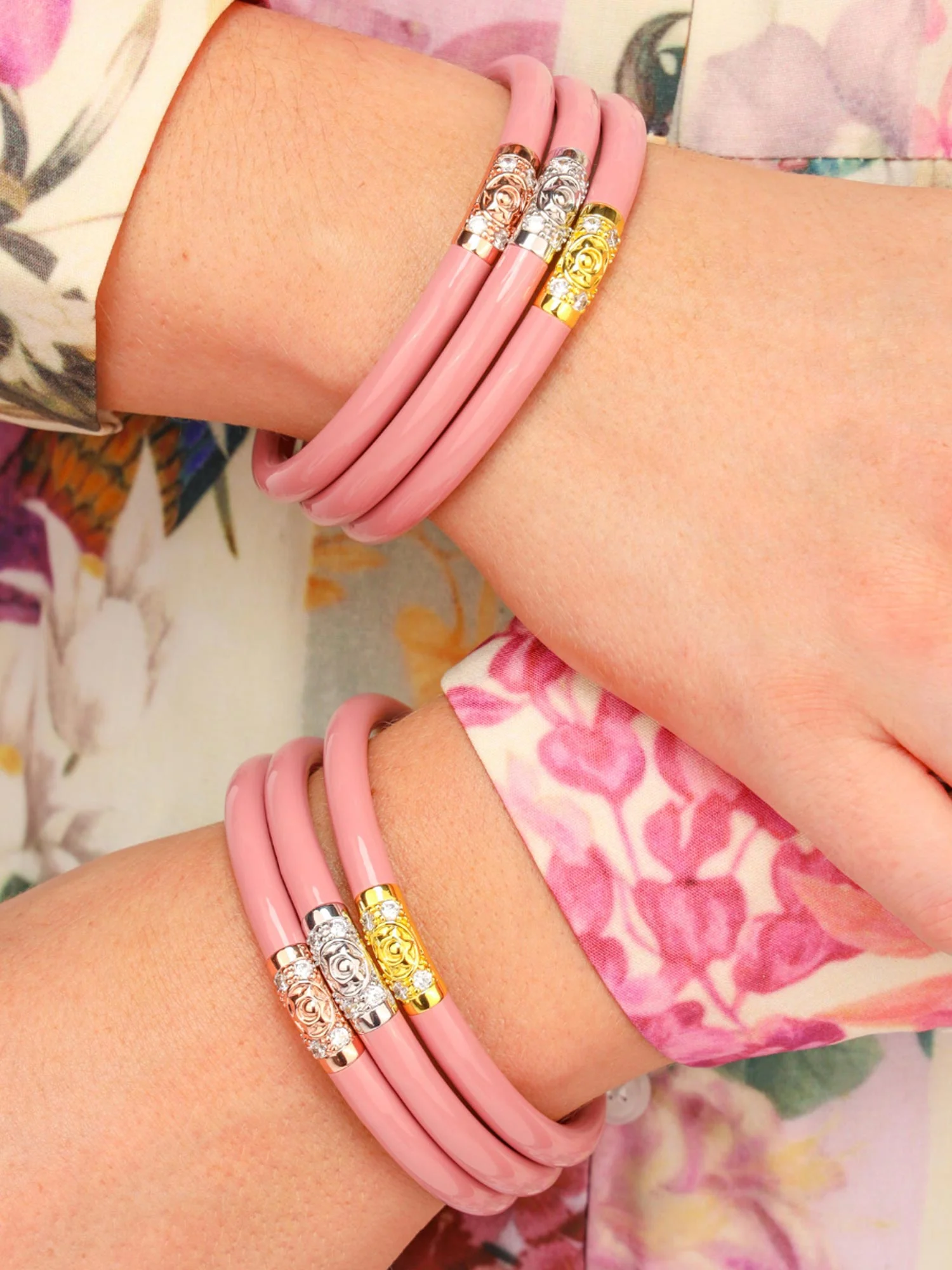 Three Kings All Weather Bangle (AWB) - Blush - Image 5
