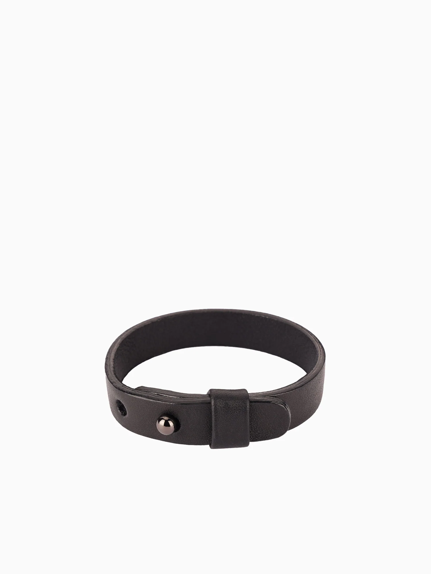 Napa Leather Bracelet Band For Men - Black
