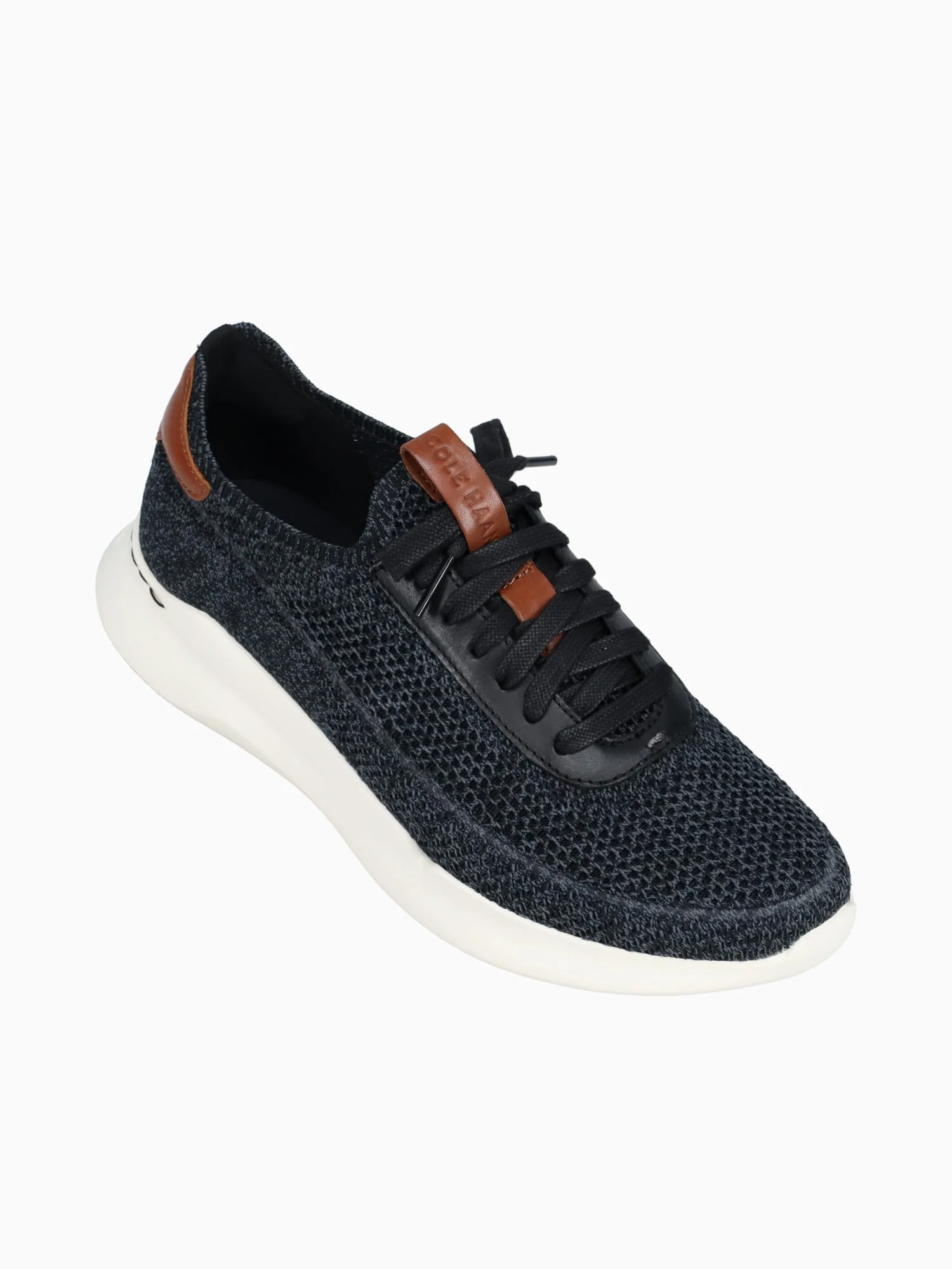 Grand Crosscourt Stitchlite Blk Knit Lea - Image 5