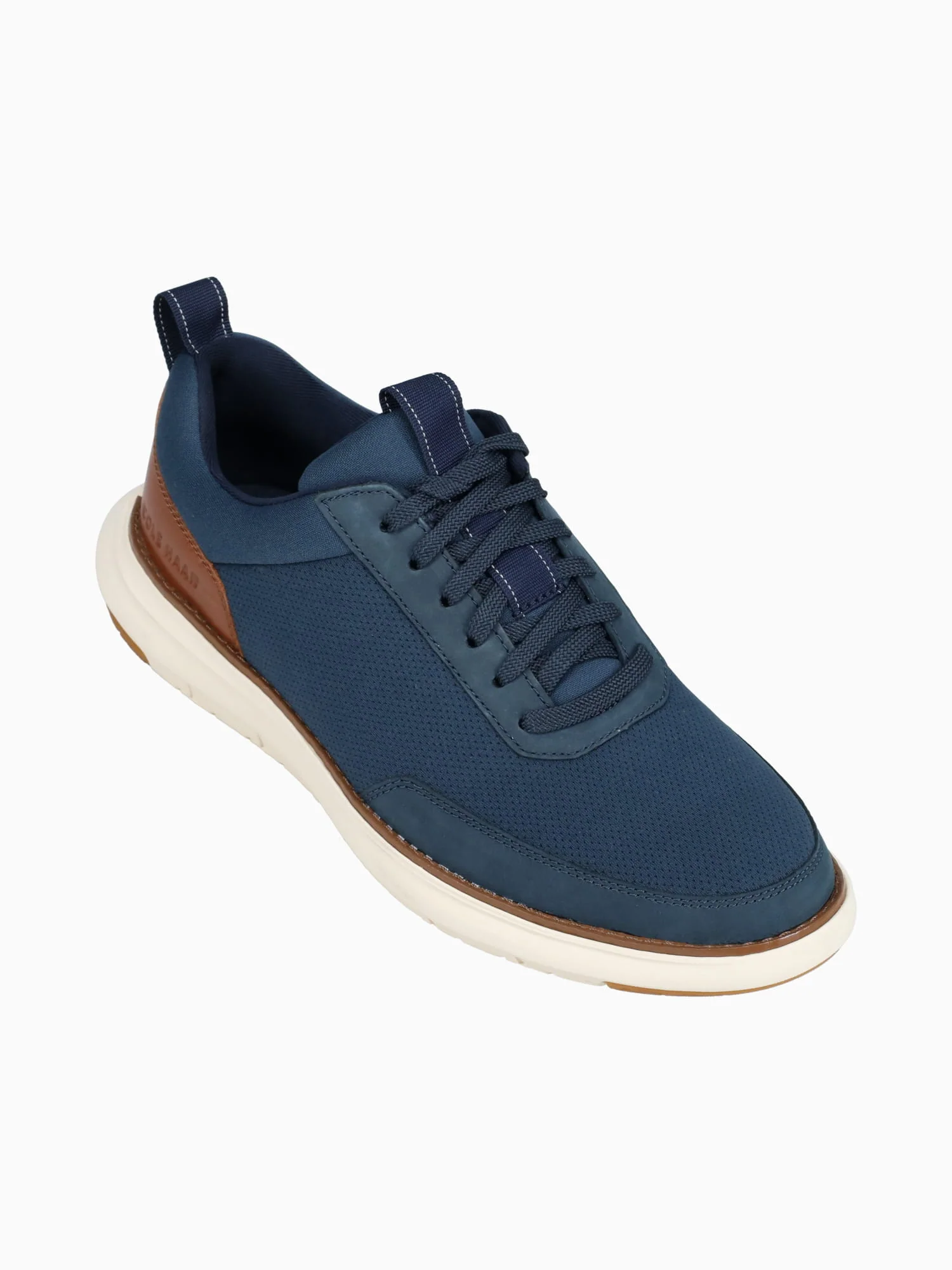 Grand Remix Sneaker Navy Tan leather - Image 5