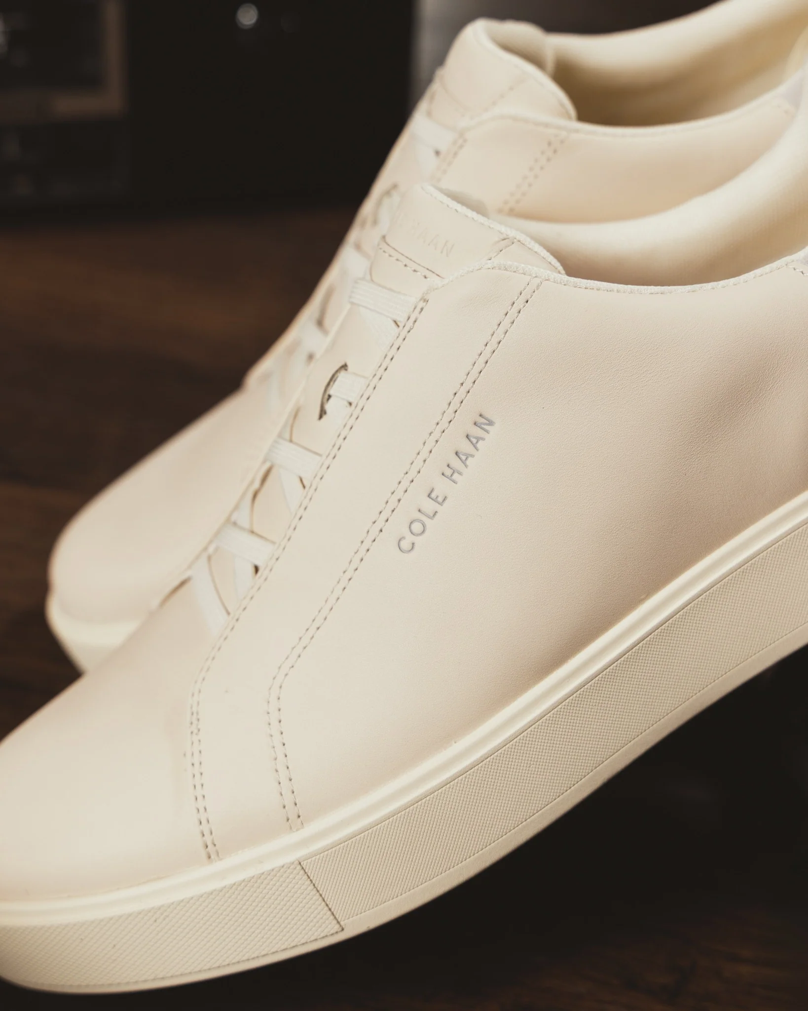 Grandpro Luxe Slip On Ivory Ivory leathe - Image 5