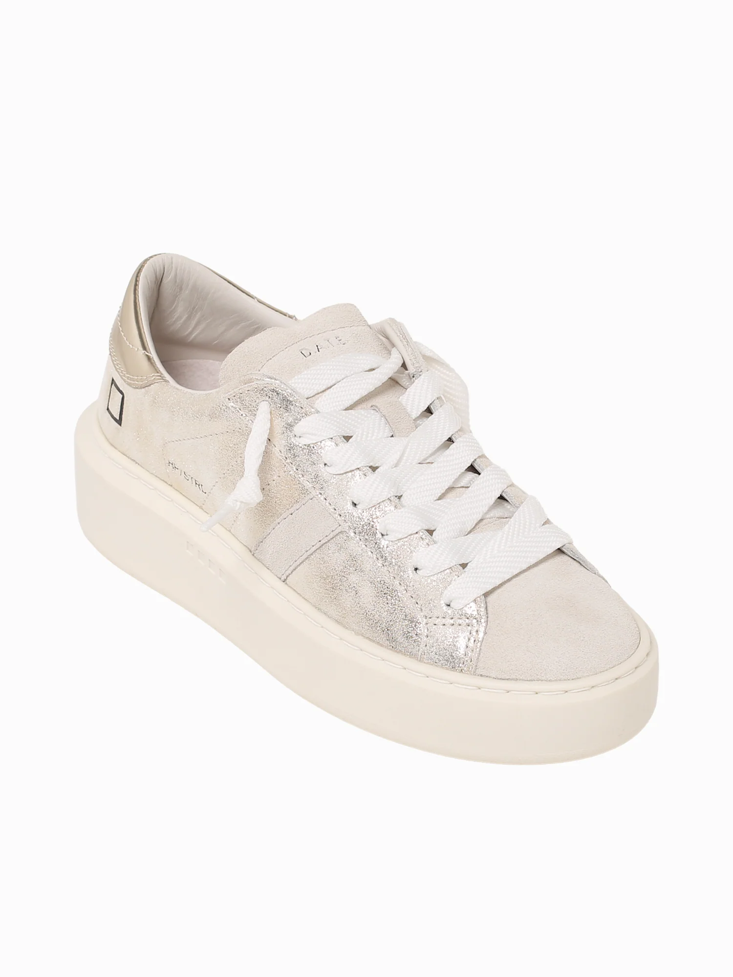 Hill Low Platform Platinum Leather - Image 5