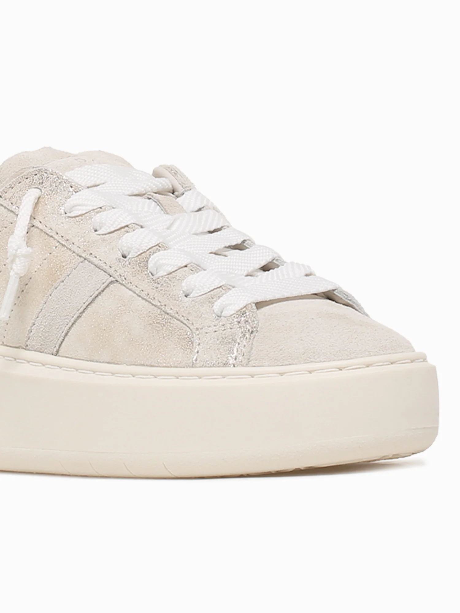 Hill Low Platform Platinum Leather - Image 6