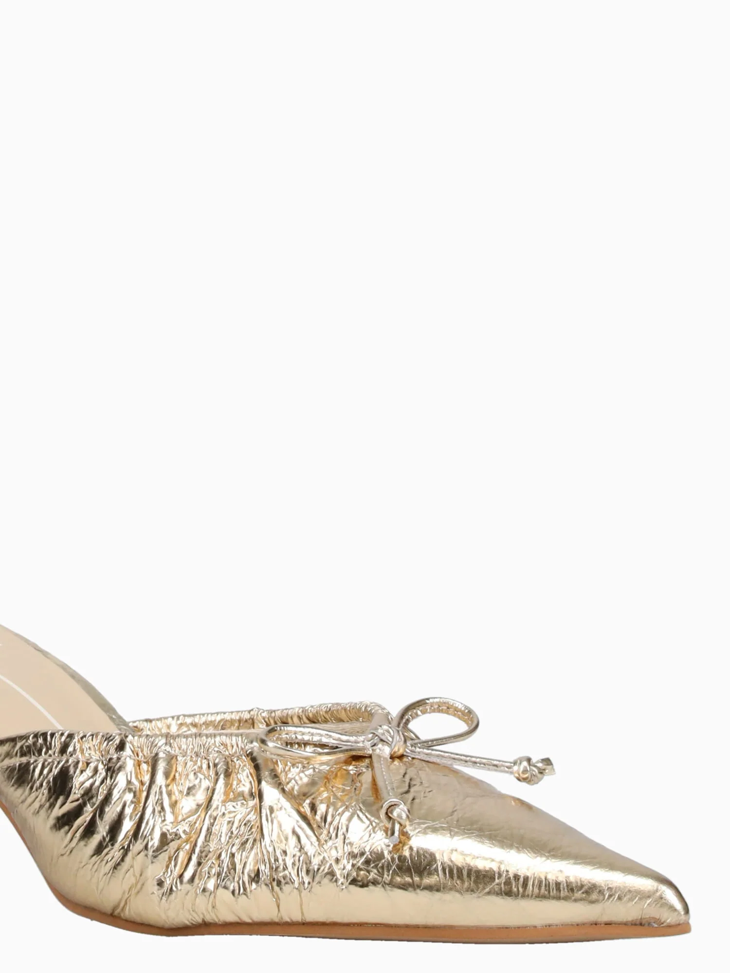 Kairi Mid Gold Distressed Leather - Image 6
