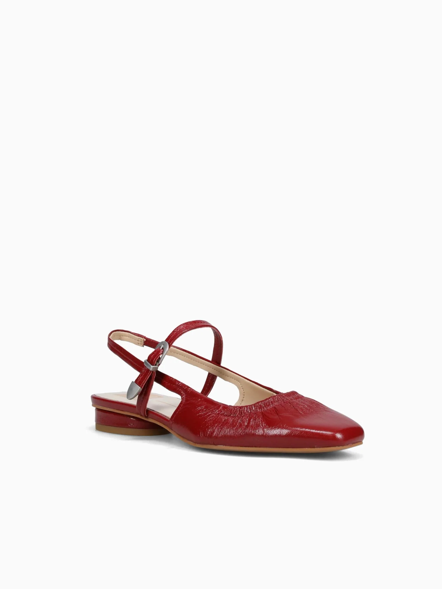 Rianne Red Crinckle Patent - Image 2