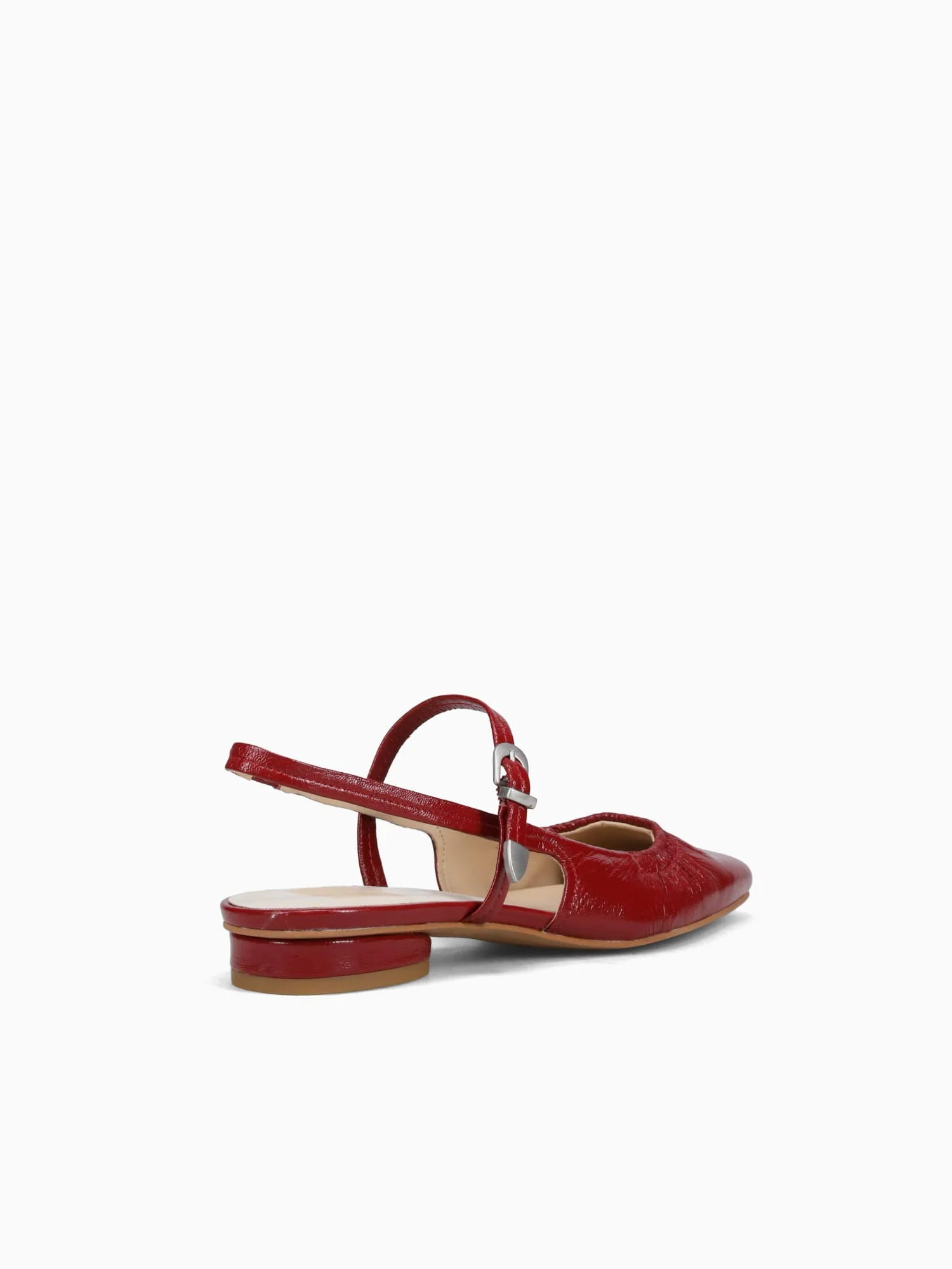 Rianne Red Crinckle Patent - Image 4