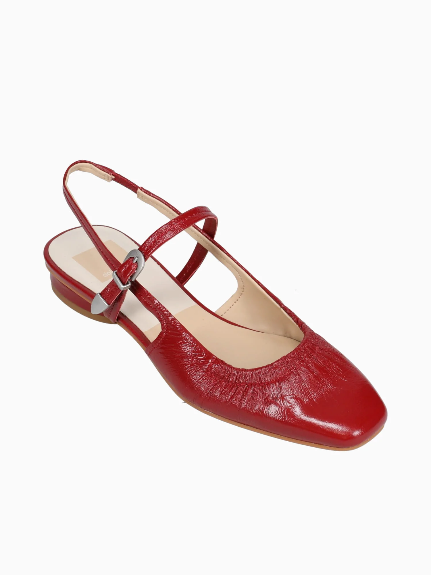 Rianne Red Crinckle Patent - Image 5