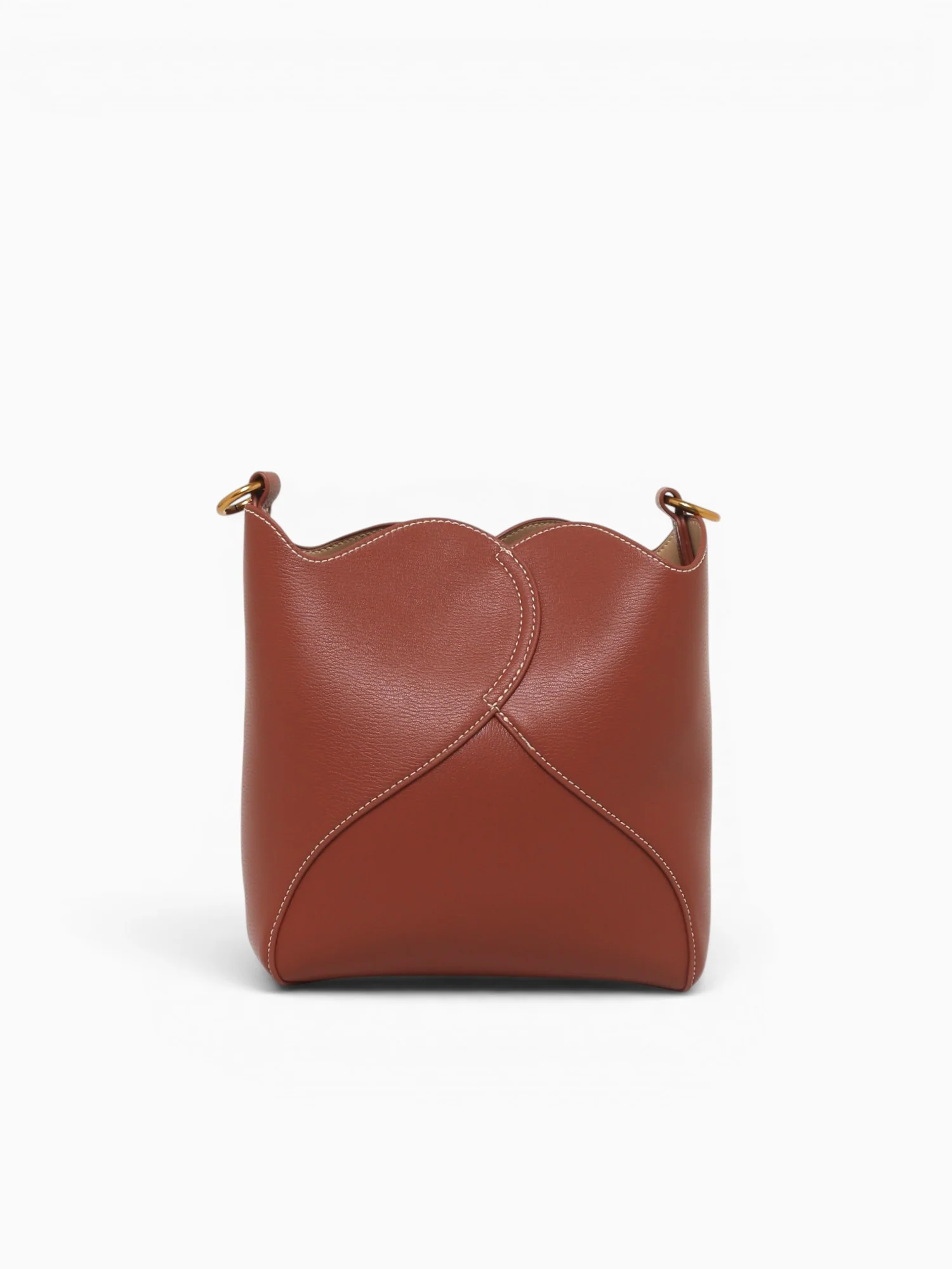 Curved Shoulder Bag Tan