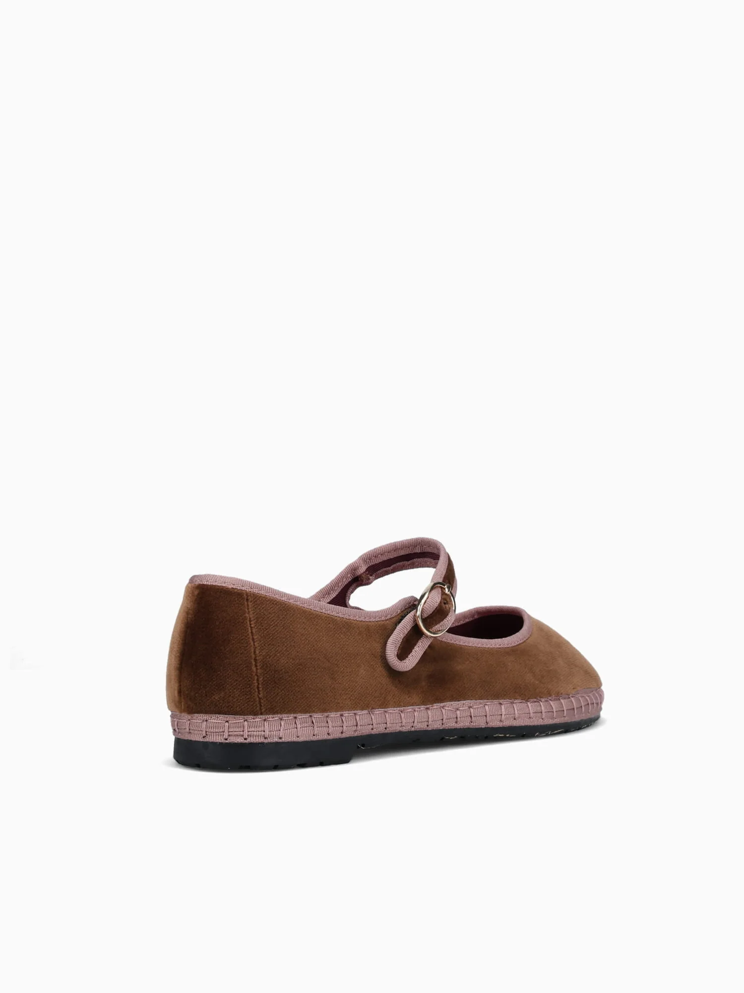 Mary Jane Balthasar Light  Brown Velvet - Image 6