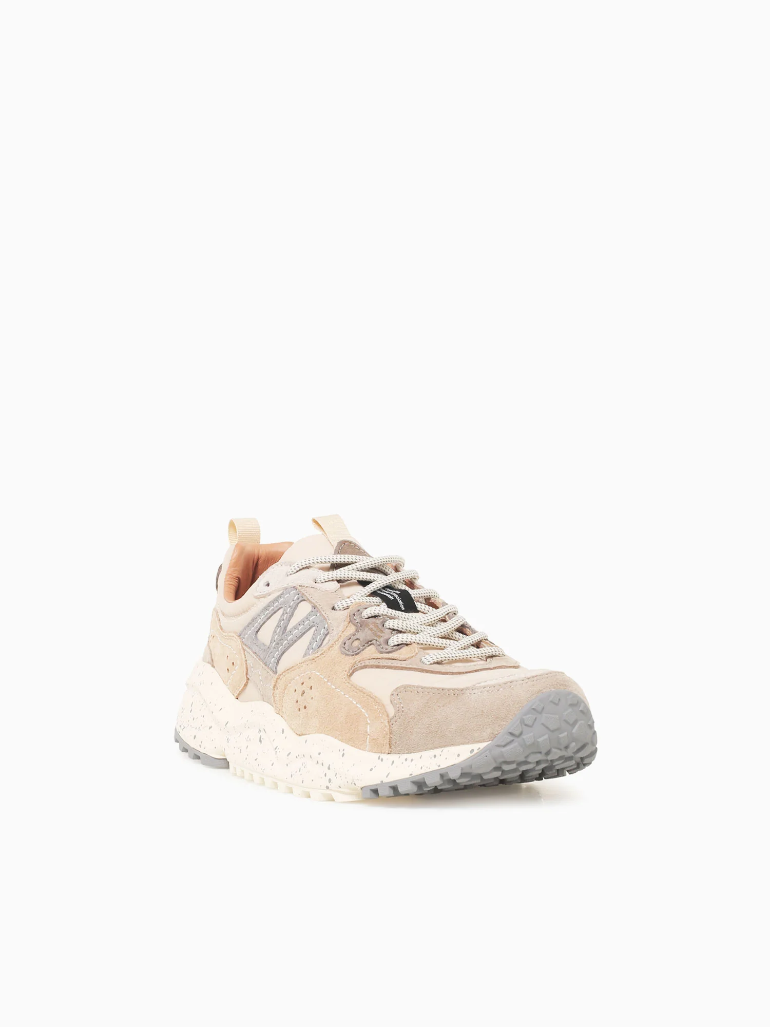 Solin Uni Light Grey Suede Nylon - Image 2