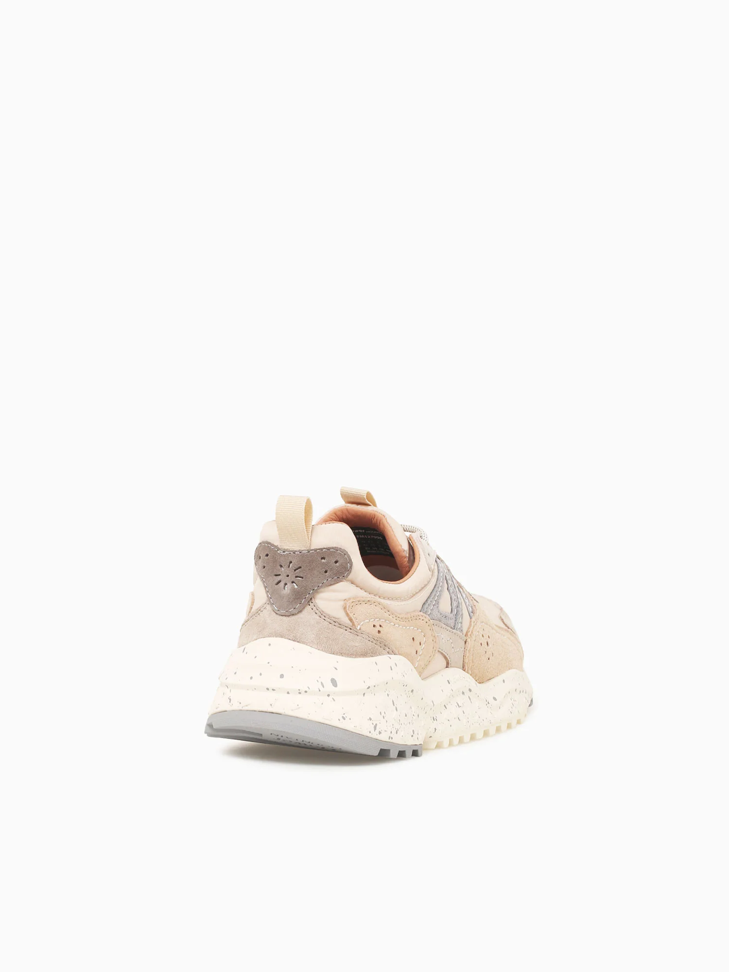 Solin Uni Light Grey Suede Nylon - Image 4