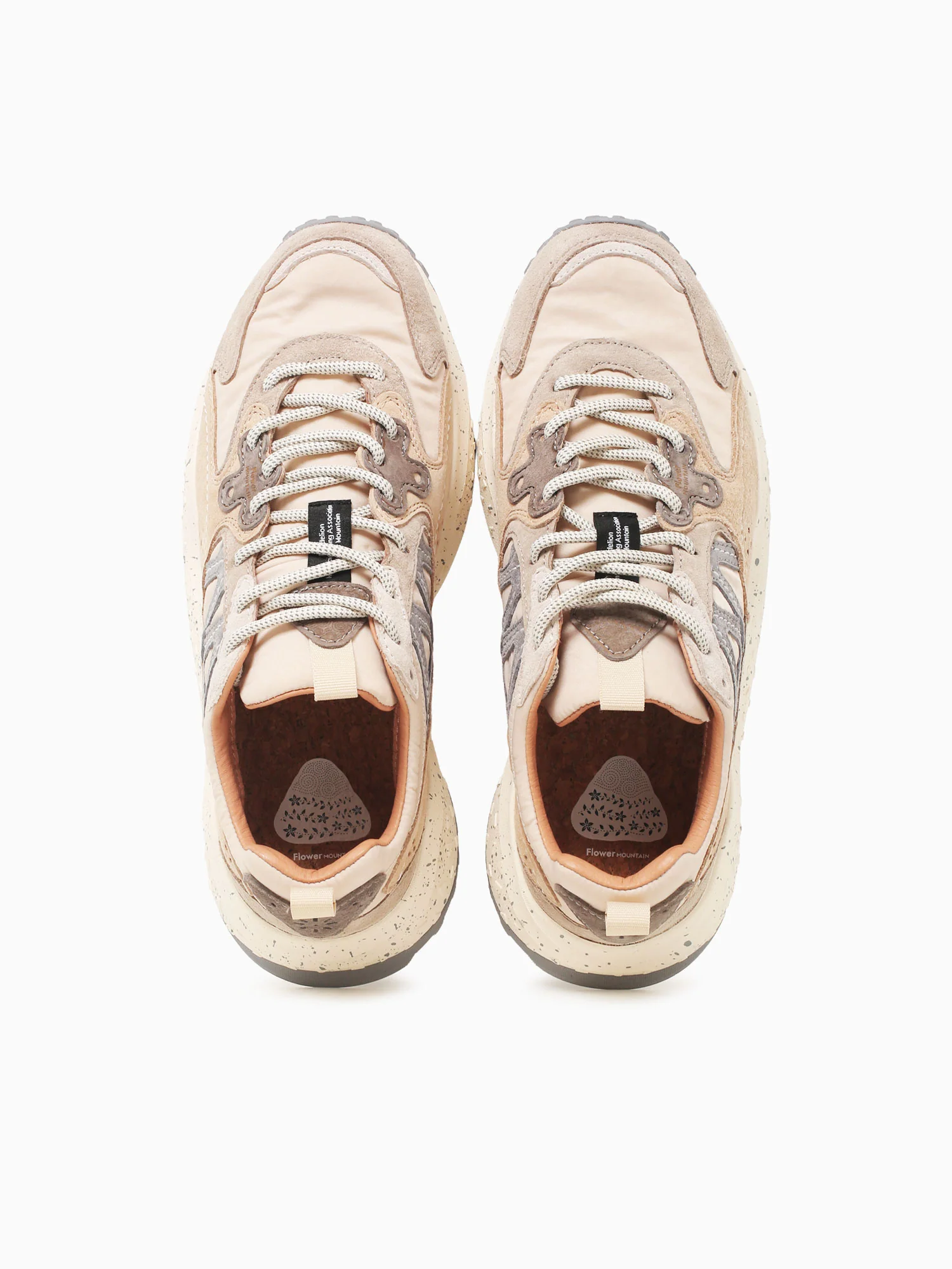 Solin Uni Light Grey Suede Nylon - Image 6