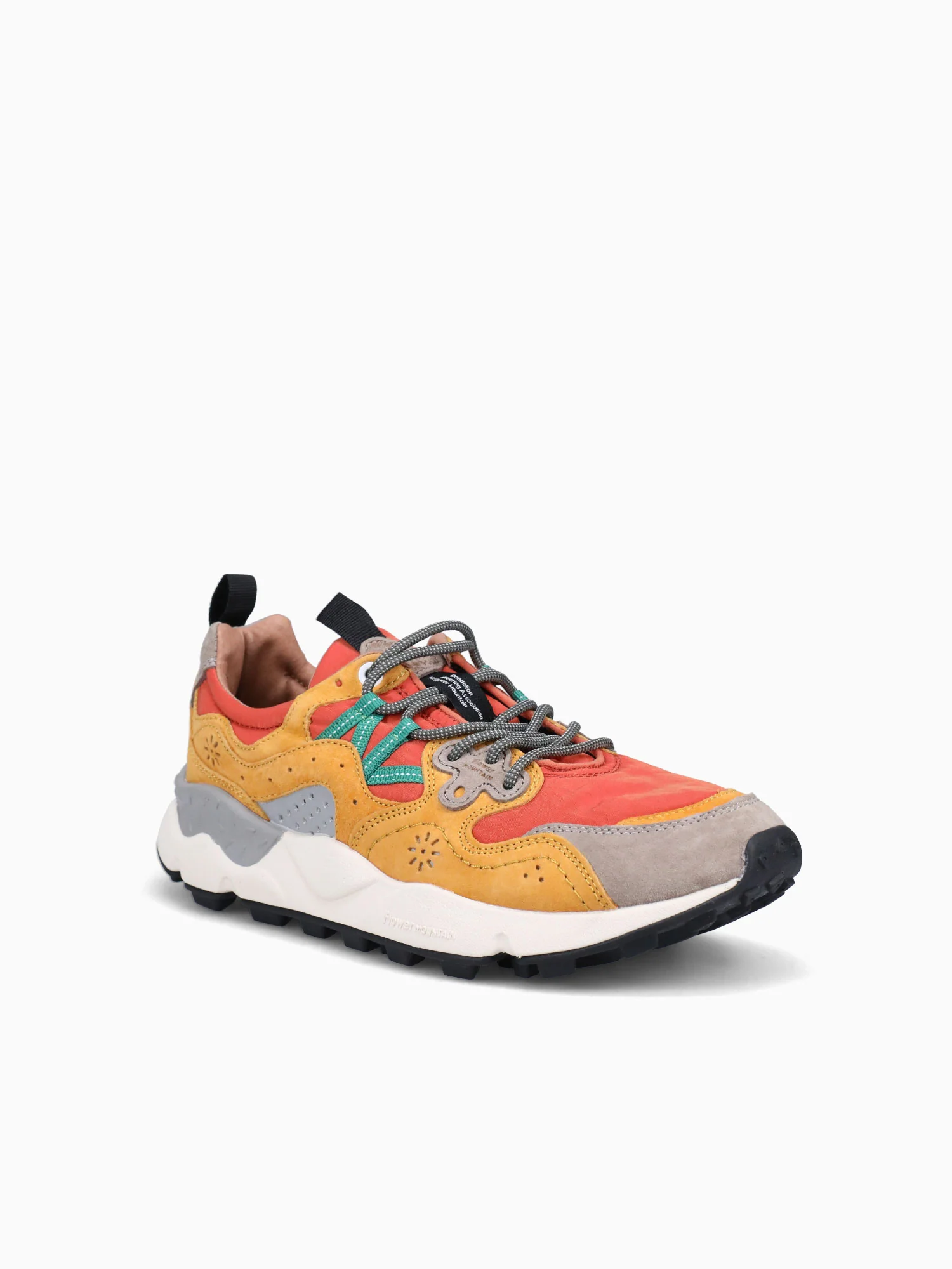 Yamano 3 Man Orange Tan suede Nylon - Image 2