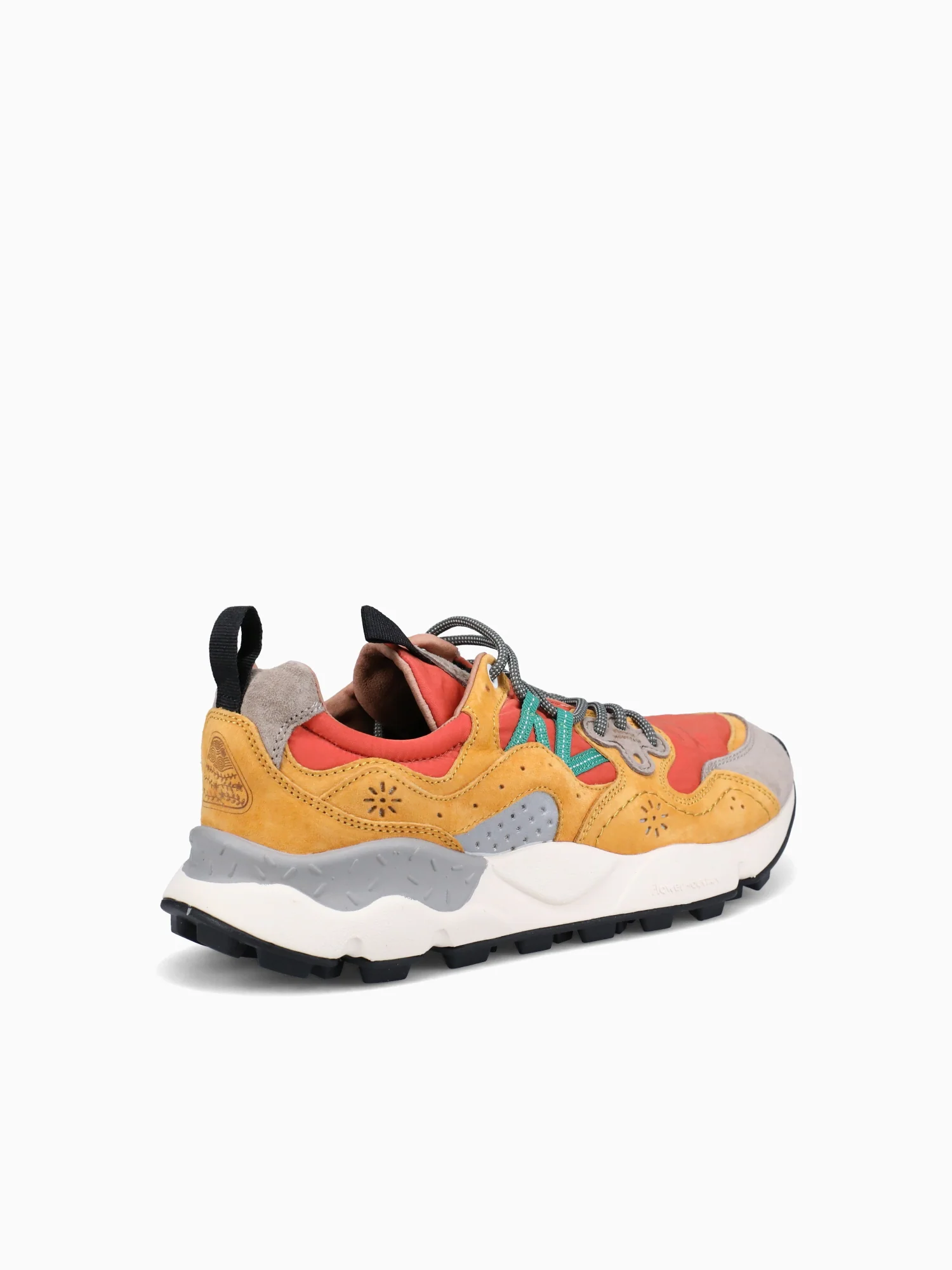Yamano 3 Man Orange Tan suede Nylon - Image 4