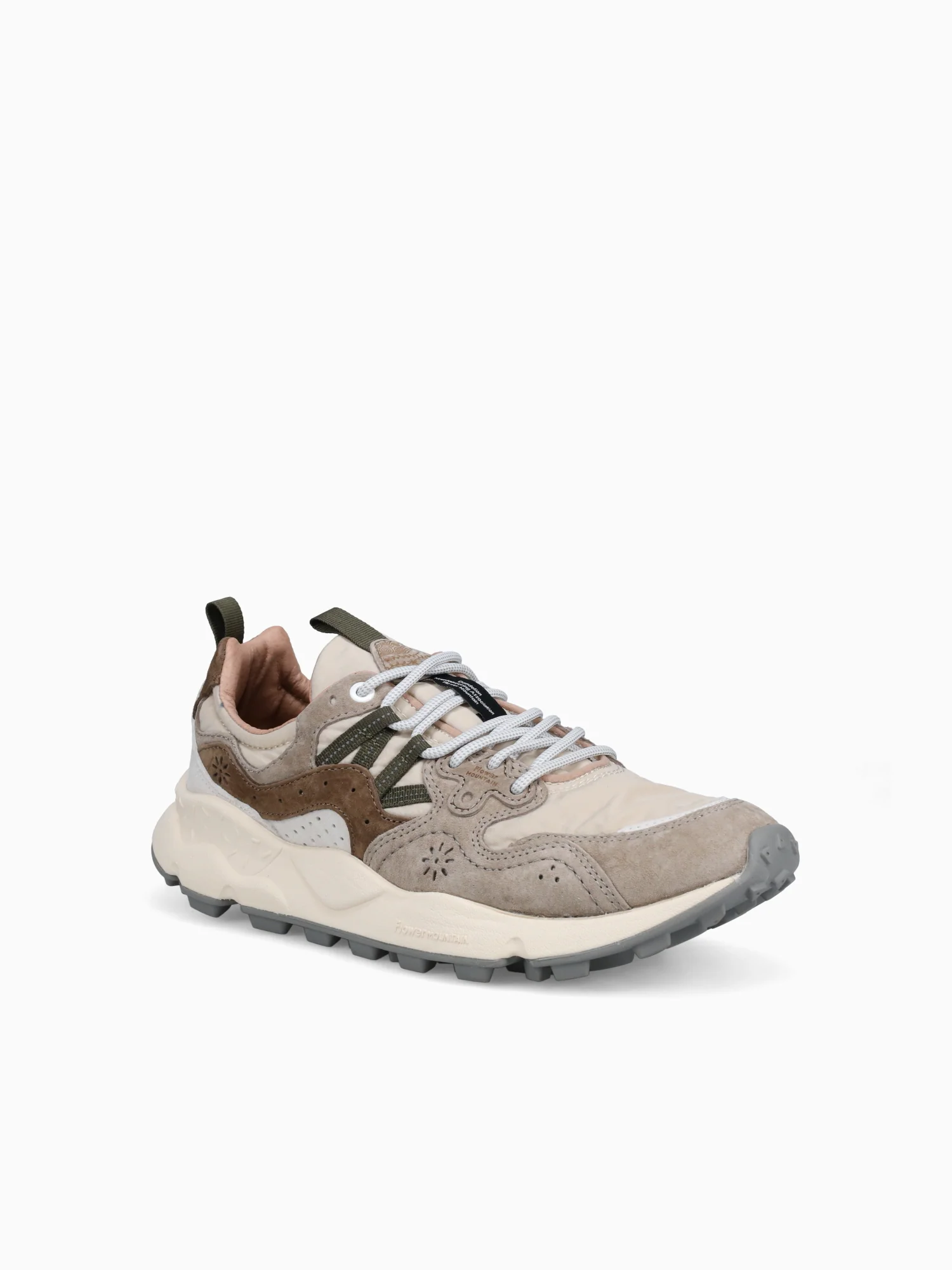 Yamano 3 Uni Off White Beige suede Nylon - Image 2