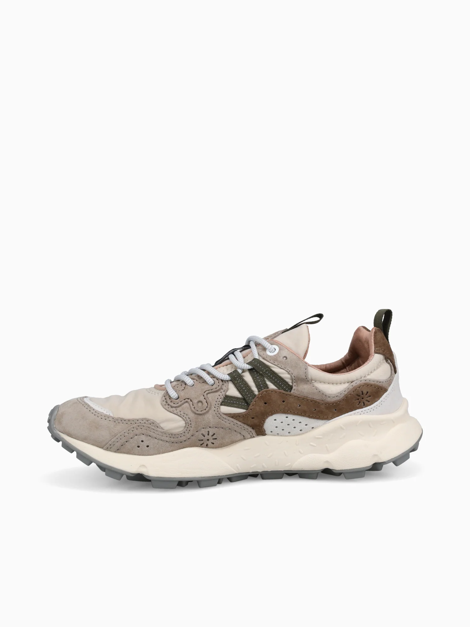 Yamano 3 Uni Off White Beige suede Nylon - Image 3