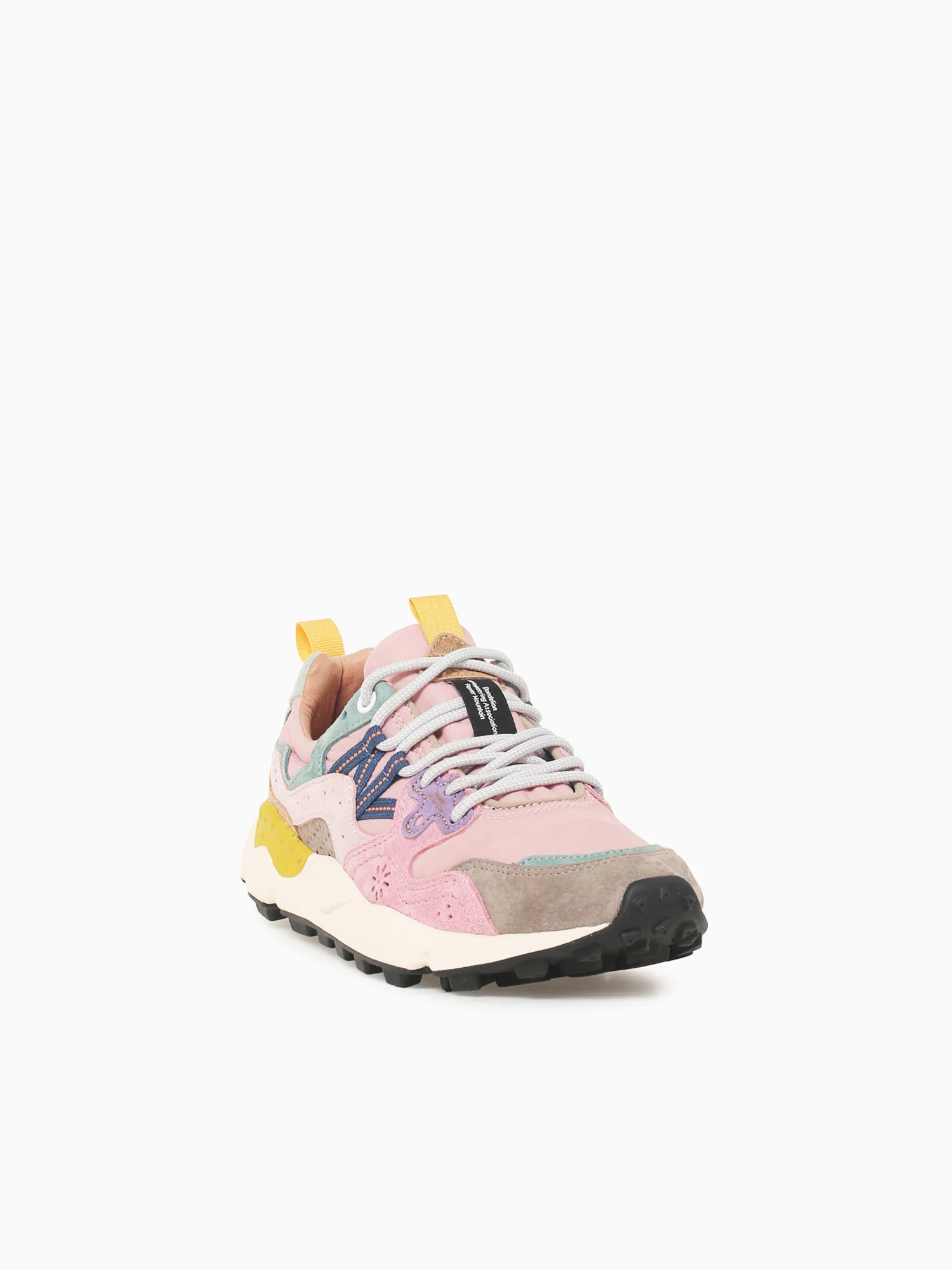 Yamano 3 Woman Grey Pink suede Nylon - Image 2