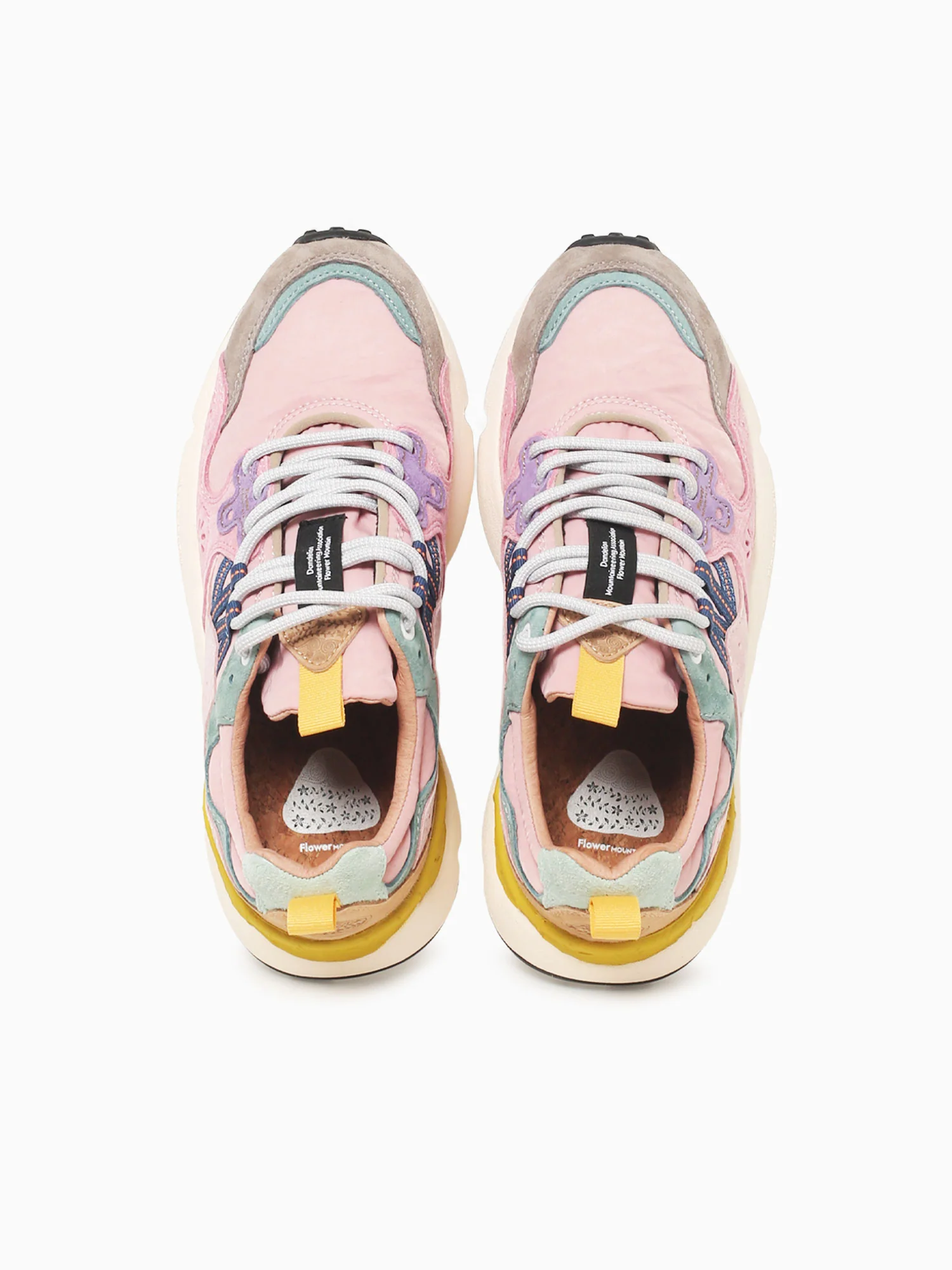 Yamano 3 Woman Grey Pink suede Nylon - Image 7