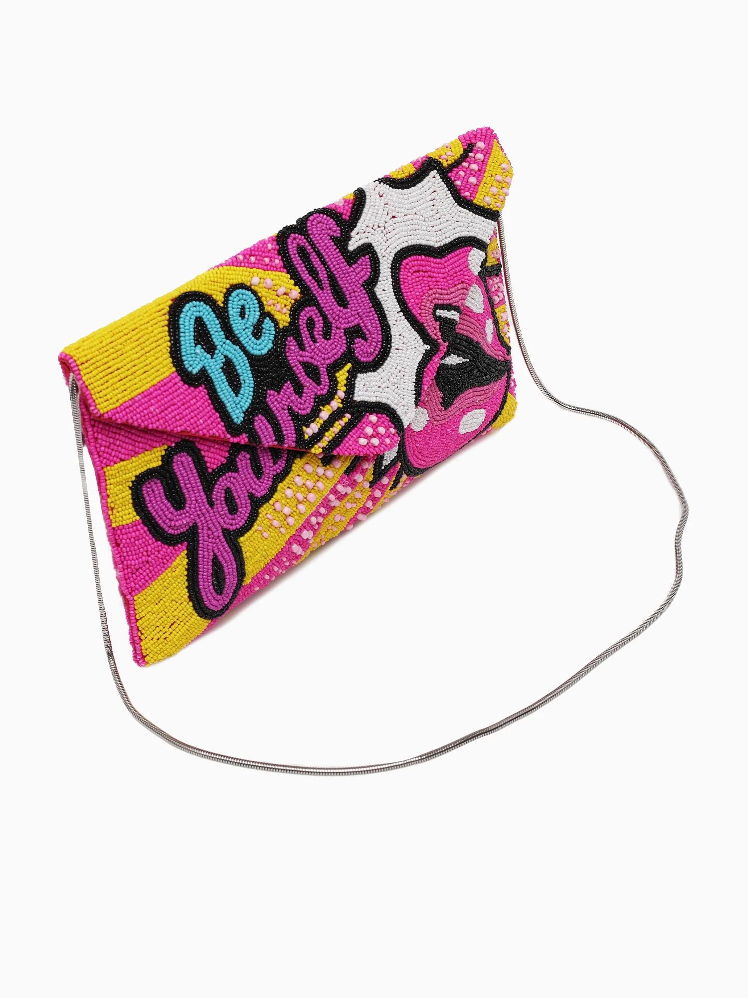 Be Yourself Clutch Pink Multi - Image 3