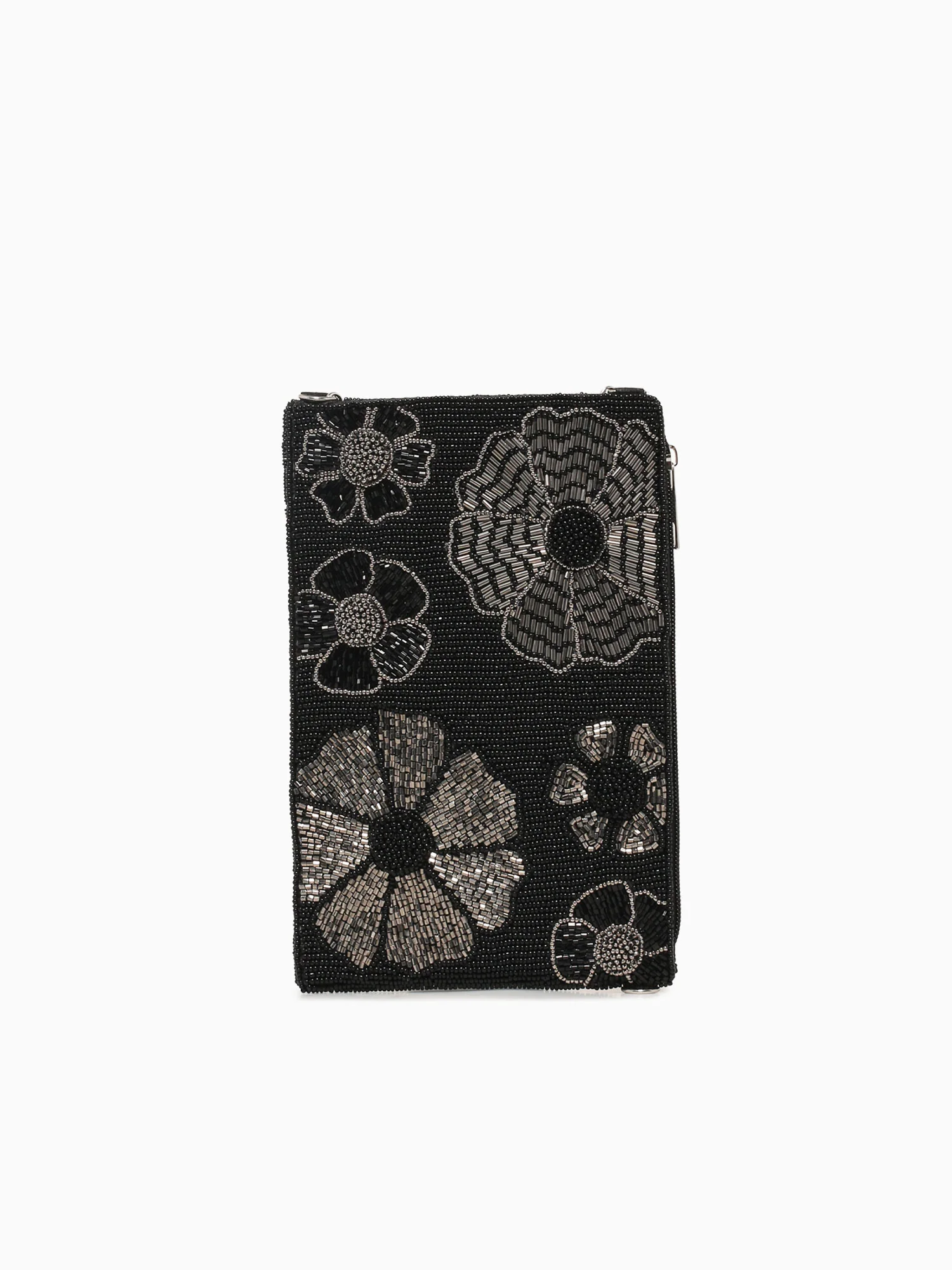 Flower Cell Phone Bag Black