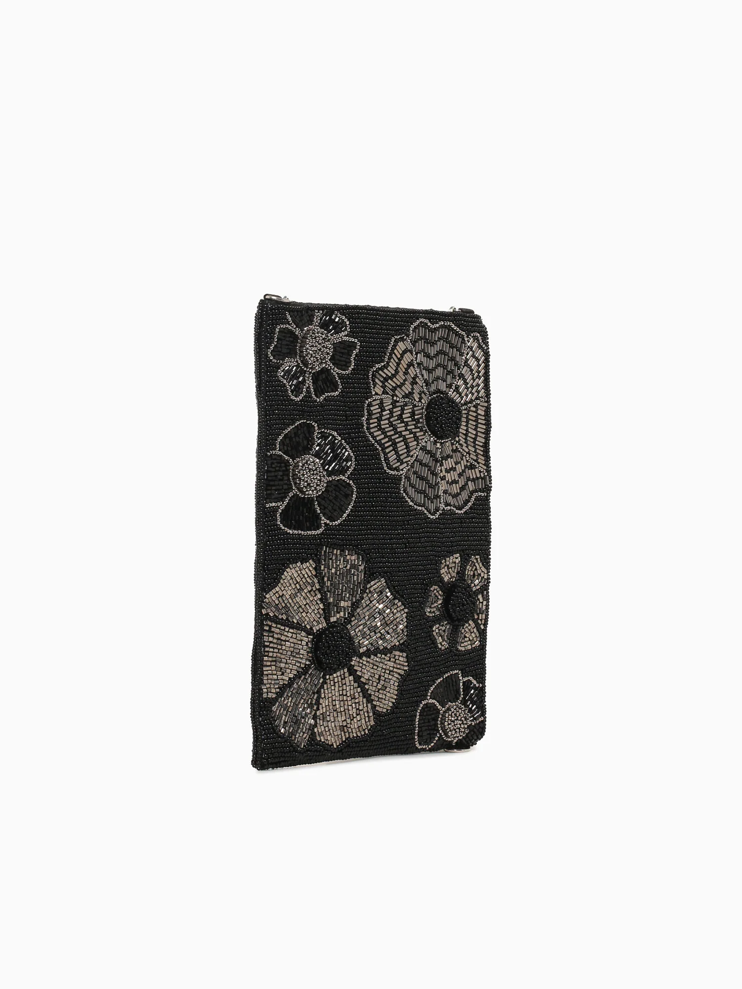 Flower Cell Phone Bag Black - Image 2