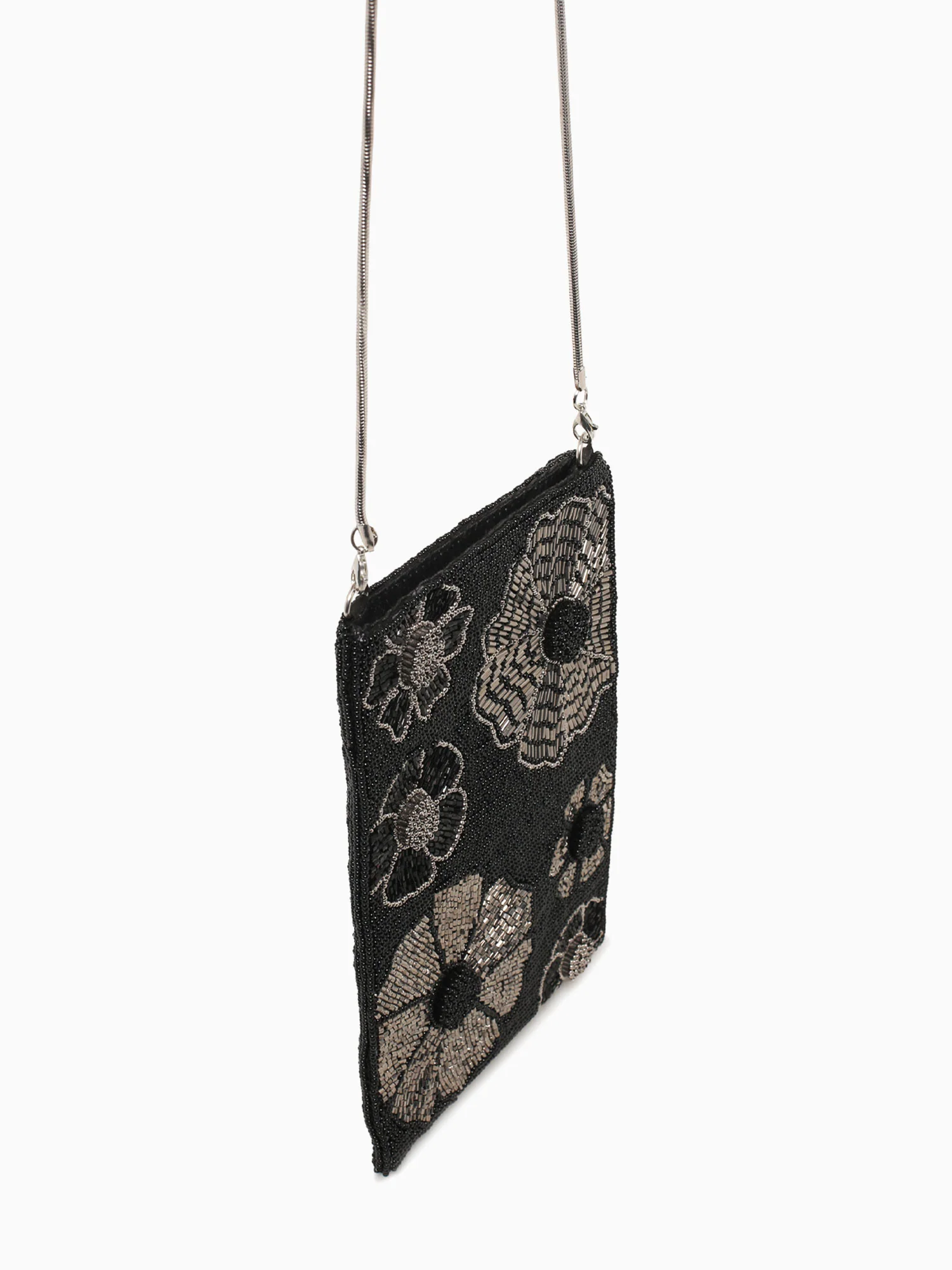 Flower Cell Phone Bag Black - Image 3